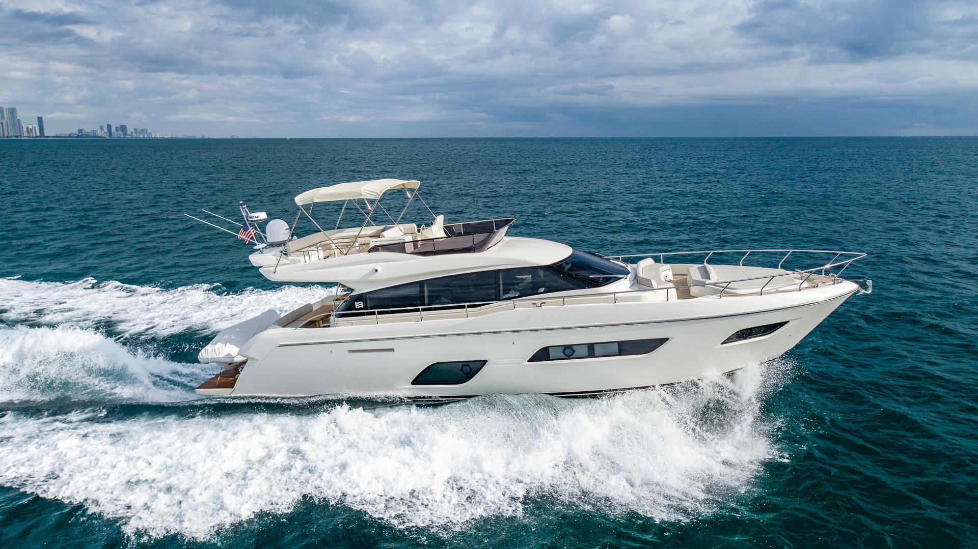 Ferretti 55 HAVEN - Exterior Profile