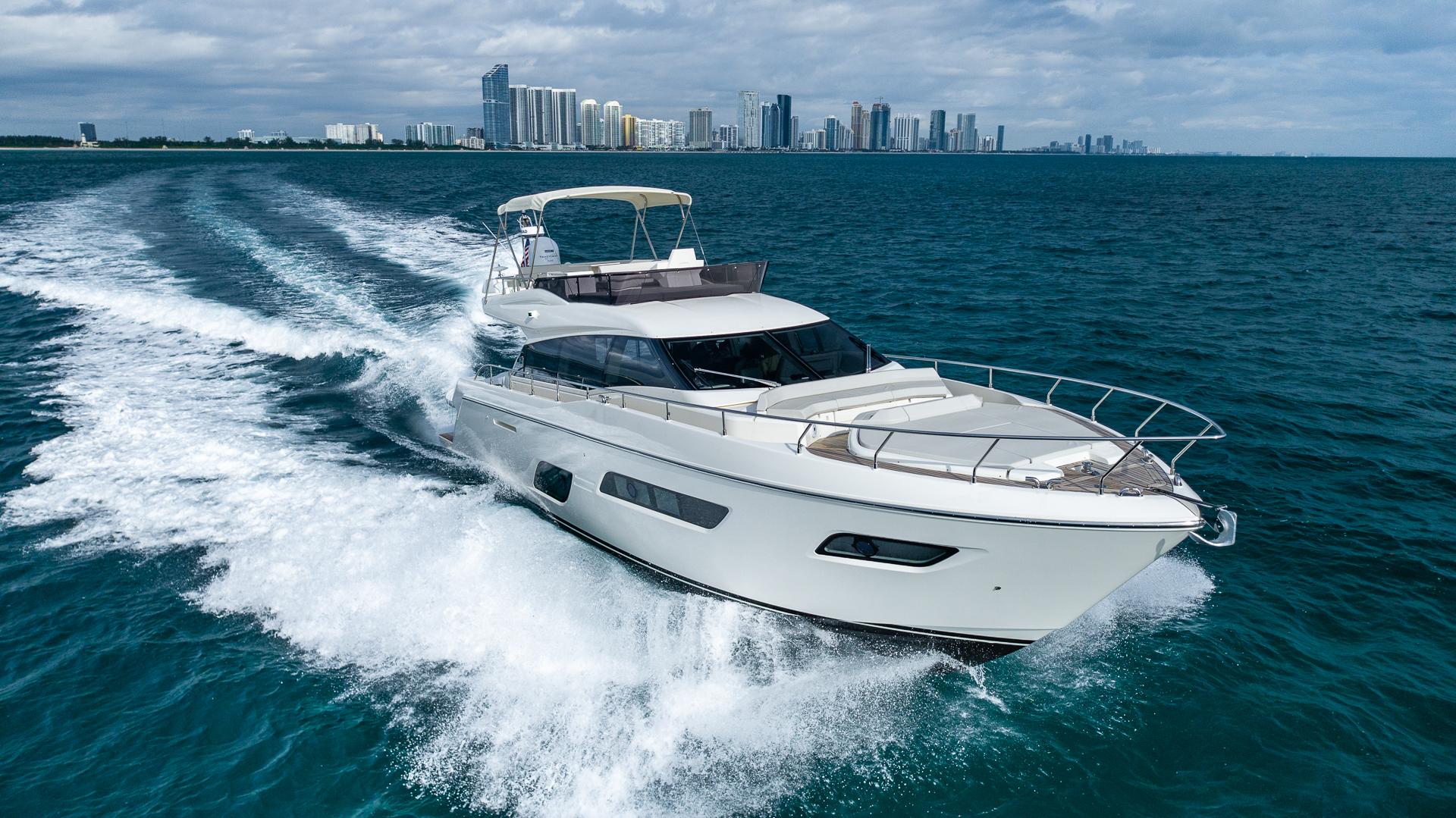 Ferretti 55 HAVEN - Exterior Profile