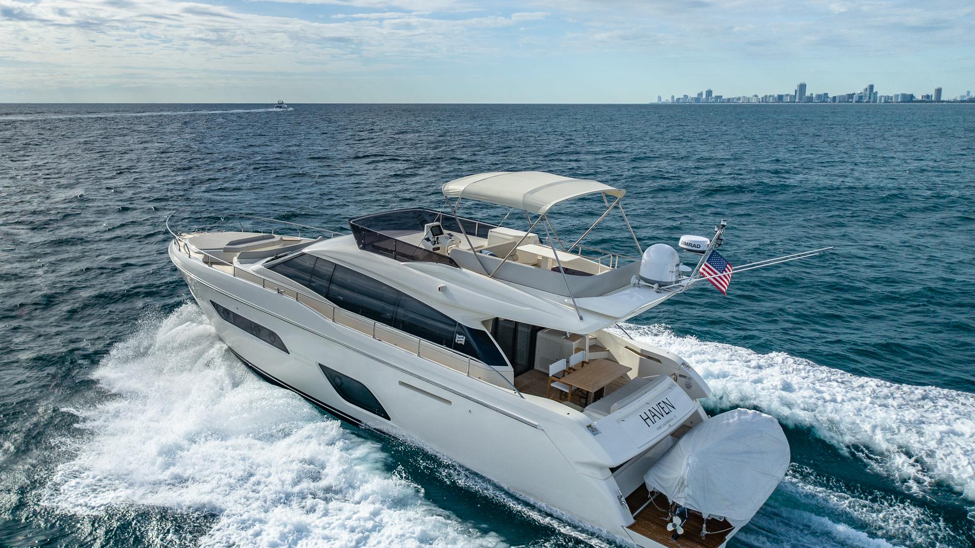 Ferretti 55 HAVEN - Exterior Profile