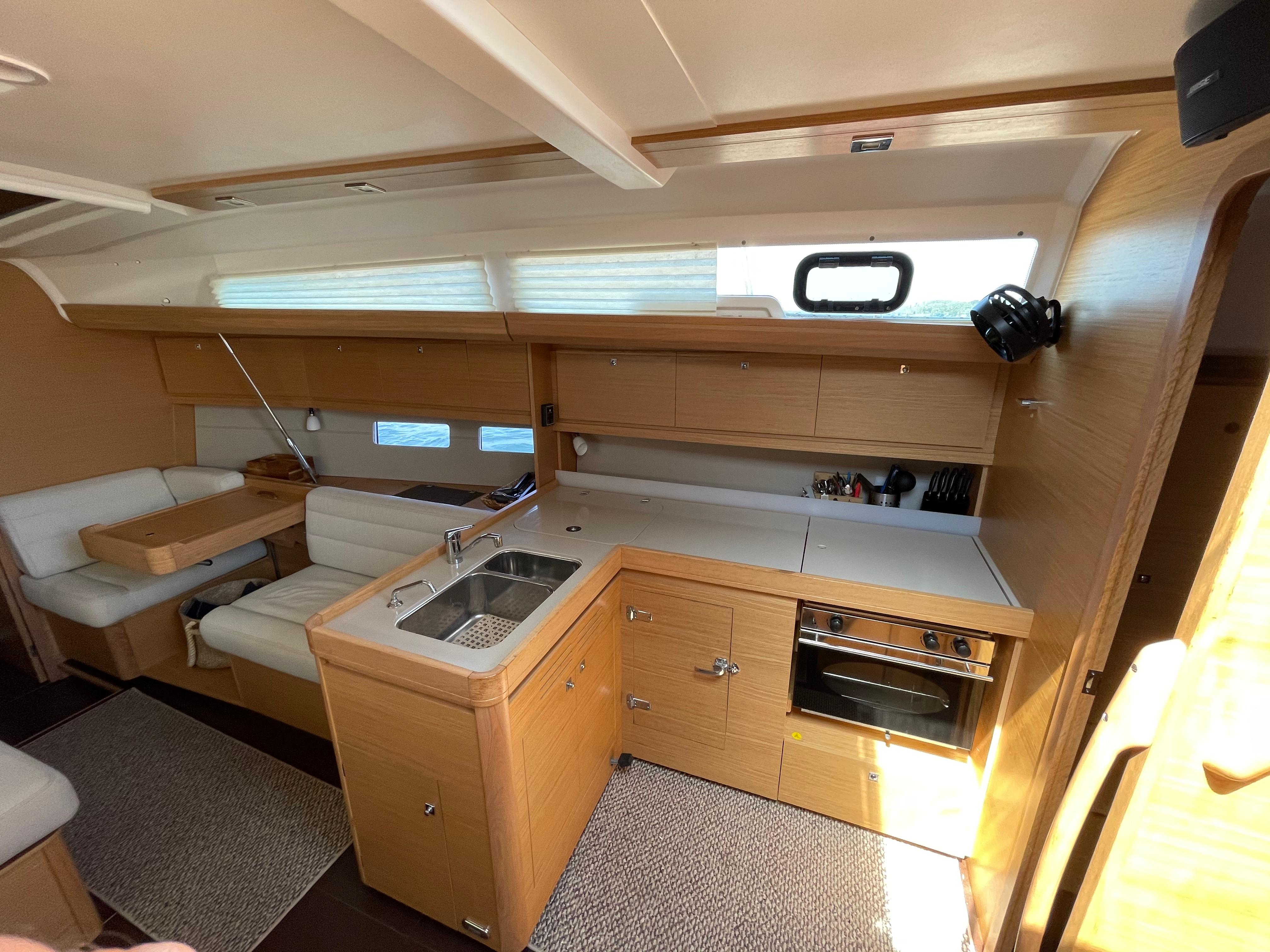 Serenity Yacht Photos Pics Galley