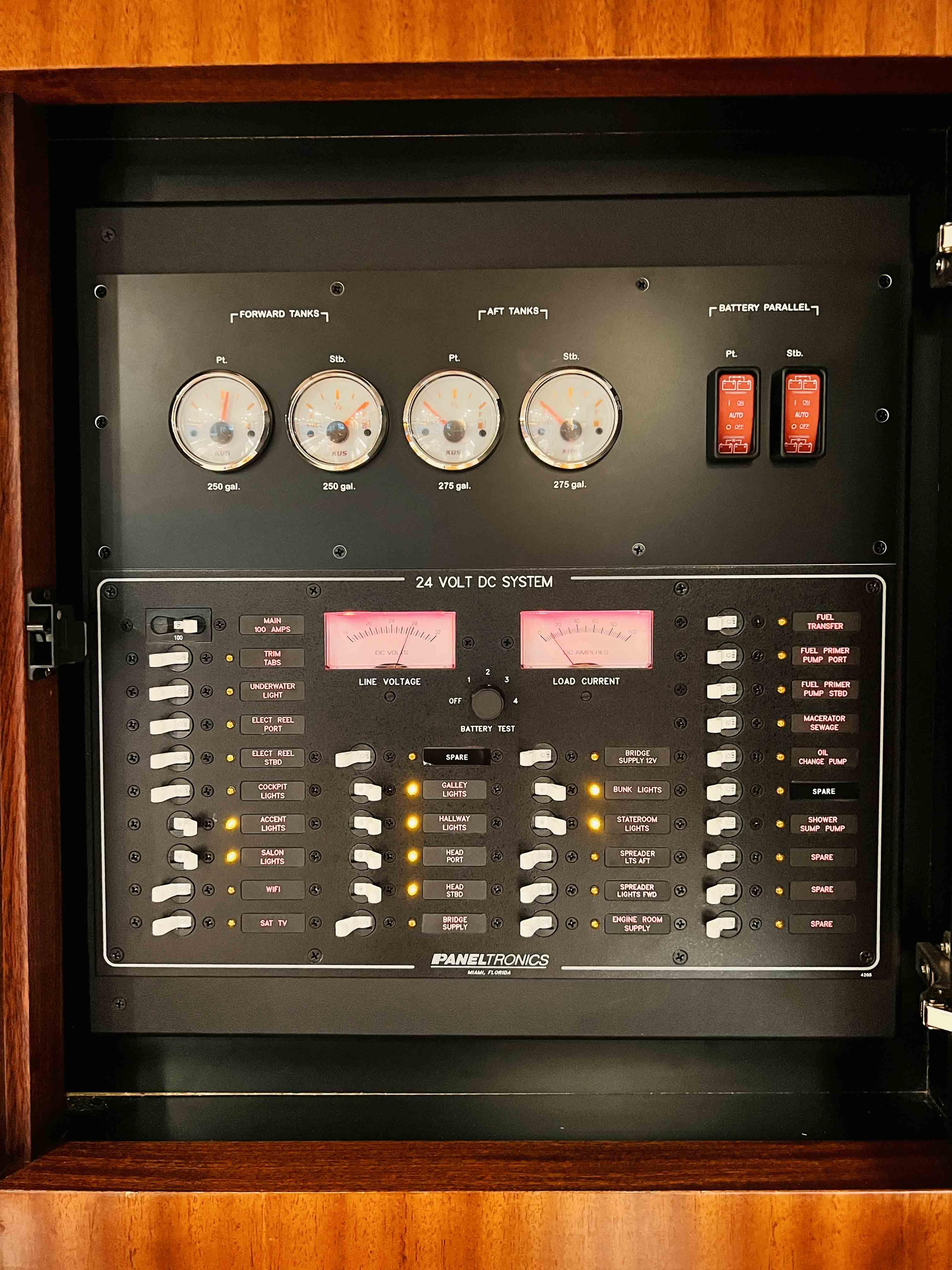 Whiticar 54-Sea Lion ll-Electrical Panel