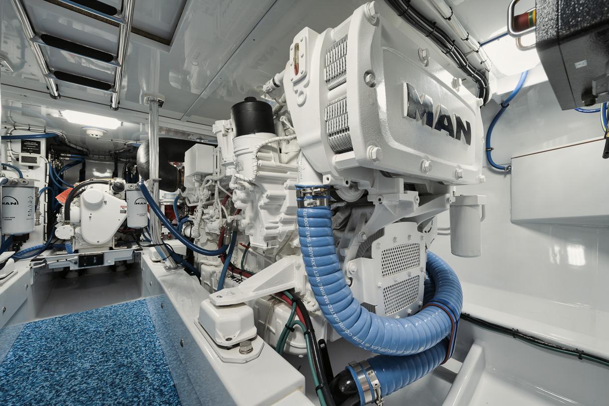 Whiticar 54-Sea Lion ll-Engine Room