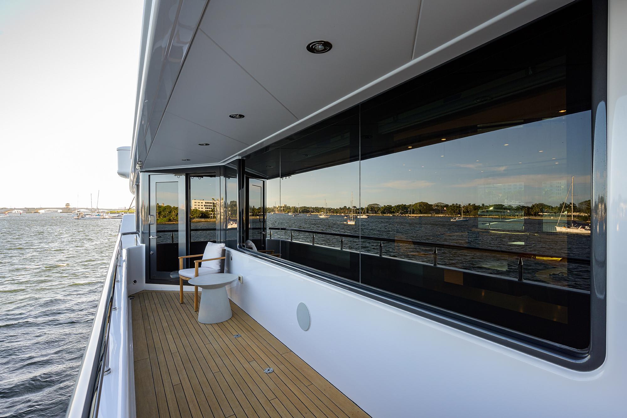 Westport 164 - Quantum of Solace - Bridge Deck Port Balcony