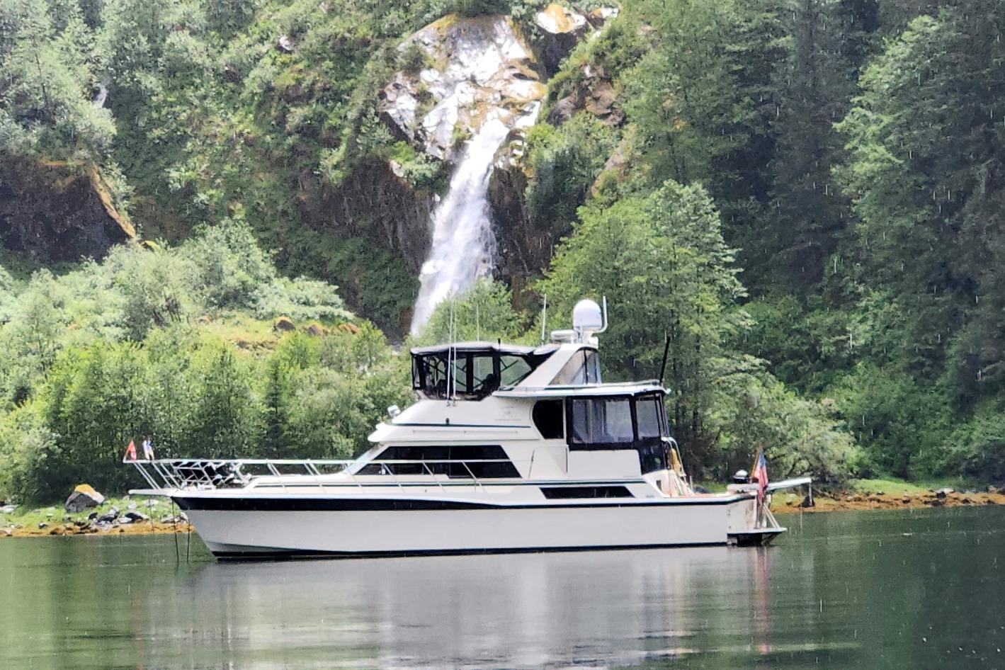 1988 Camargue 48 Cockpit Motor Yacht ALASKA SEA DUCTION