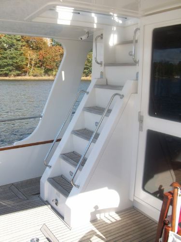 Staircase to Flybridge