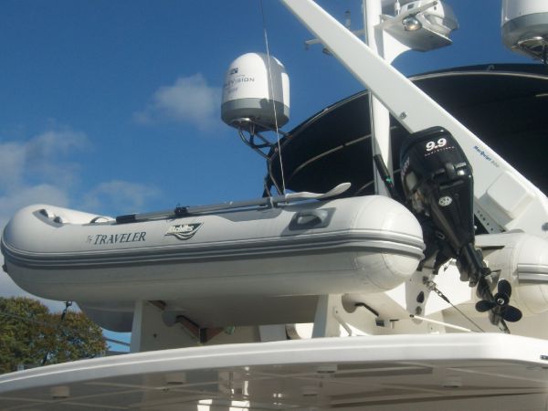 View of Aft Hardtop Dingy and Crane