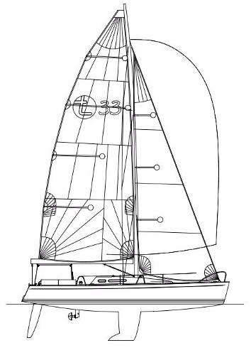 Tarac 33 sail plan
