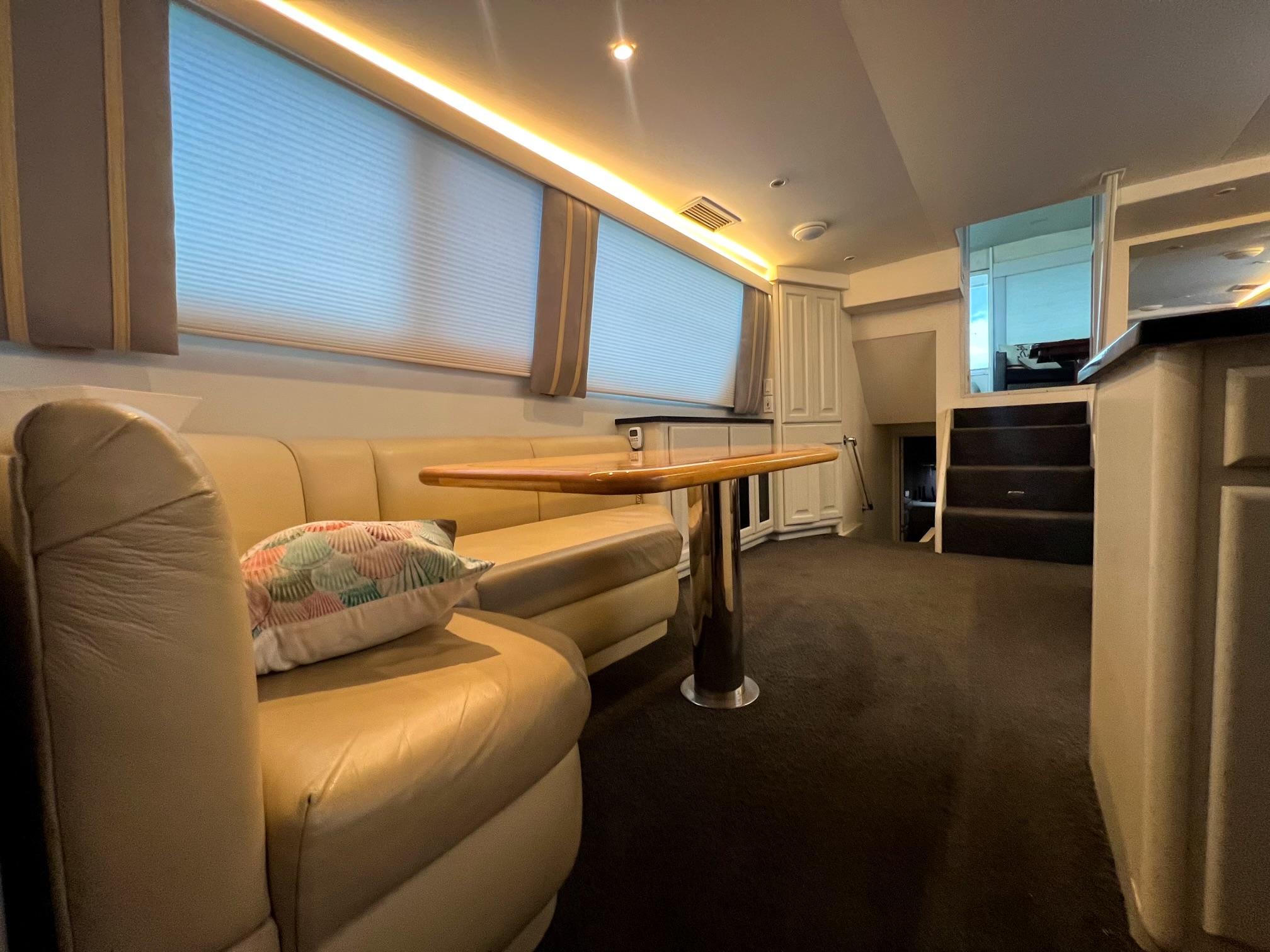 Viking-60 Cockpit Sport Yacht 1996-Sea Tiger FL-US-Luxurious interior of 1996 Viking 60 Cockpit Sport Yacht with plush seating and elegant decor.-9787053 | Thumbnail