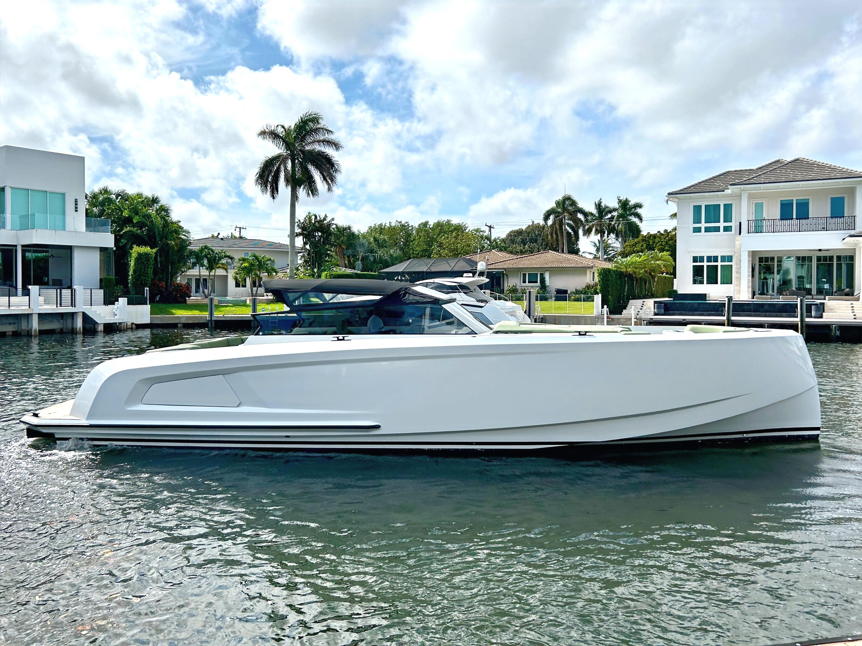 2024 vanquish yachts vq45 hangar 1 boca raton florida for sale