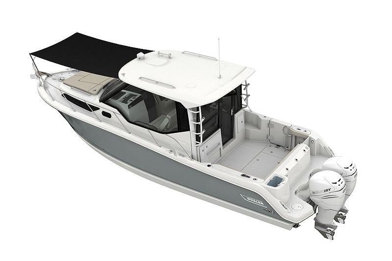 2022 Boston Whaler 325 Conquest Pilothouse #TBST32522 inventory image at Sun Country Yachts, Seattle