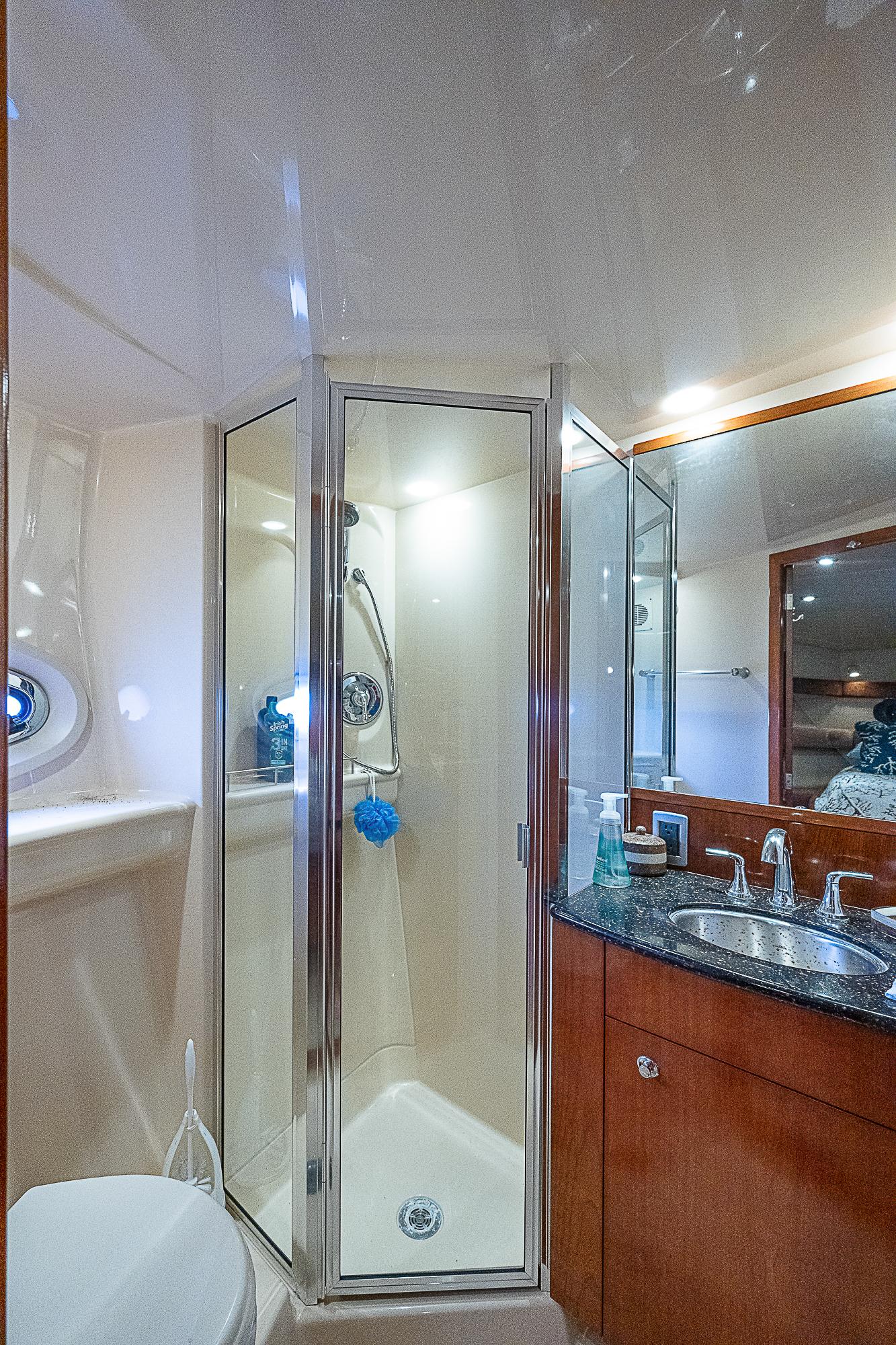 Meridian 36 Peaceful Warrior-Head with Walk In Shower and Sink