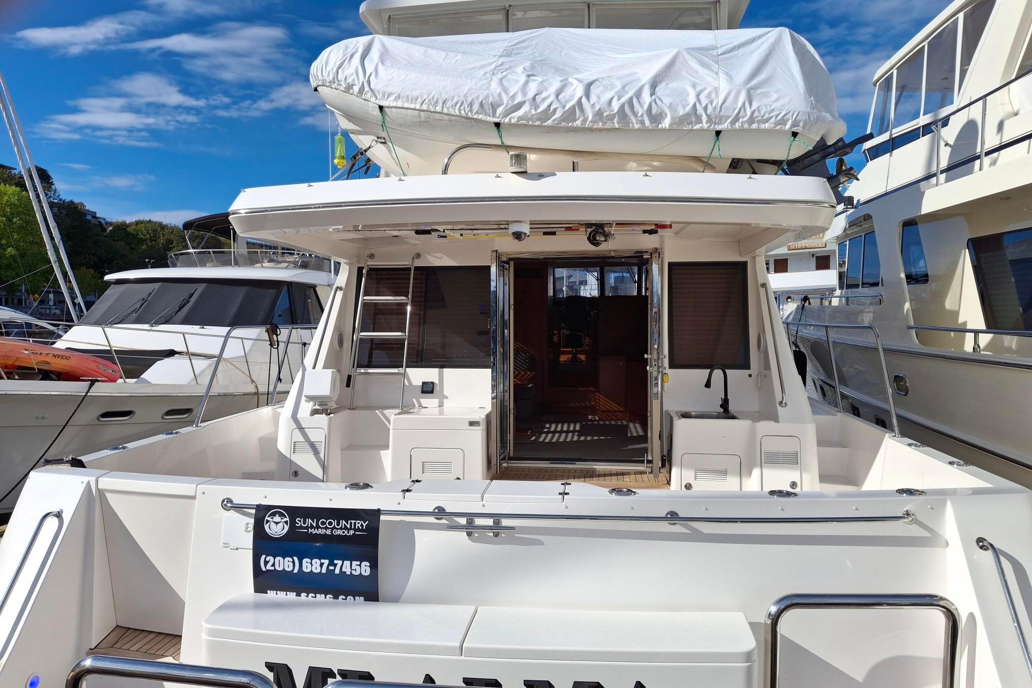 2004 West Bay SonShip Pilothouse #TBRG05882LLC inventory image at Sun Country Yachts, South Lake Union (Seattle)