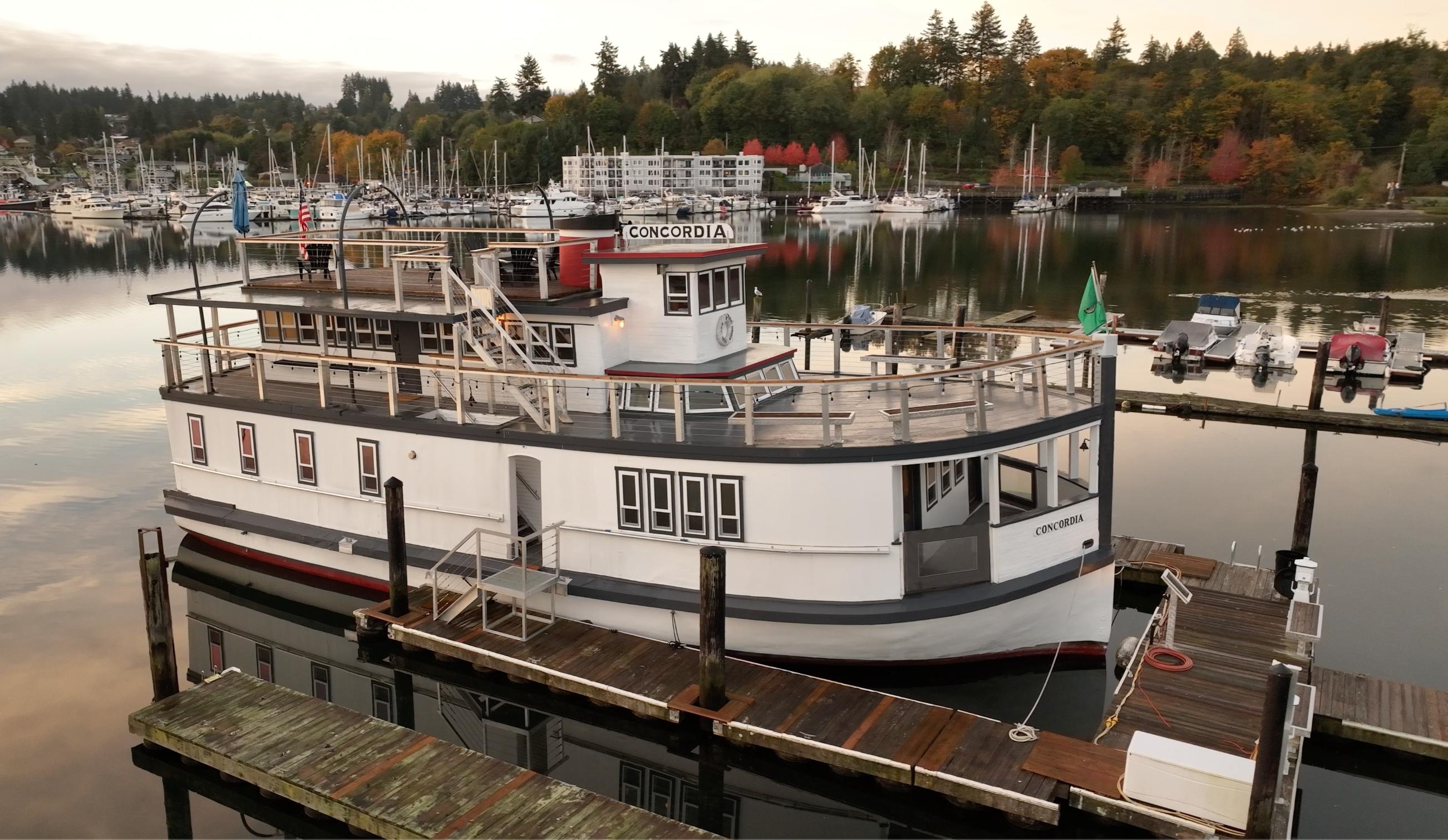 Vashon 1930/2022 Converted Ferry 1930 "Concordia" HMY Yachts