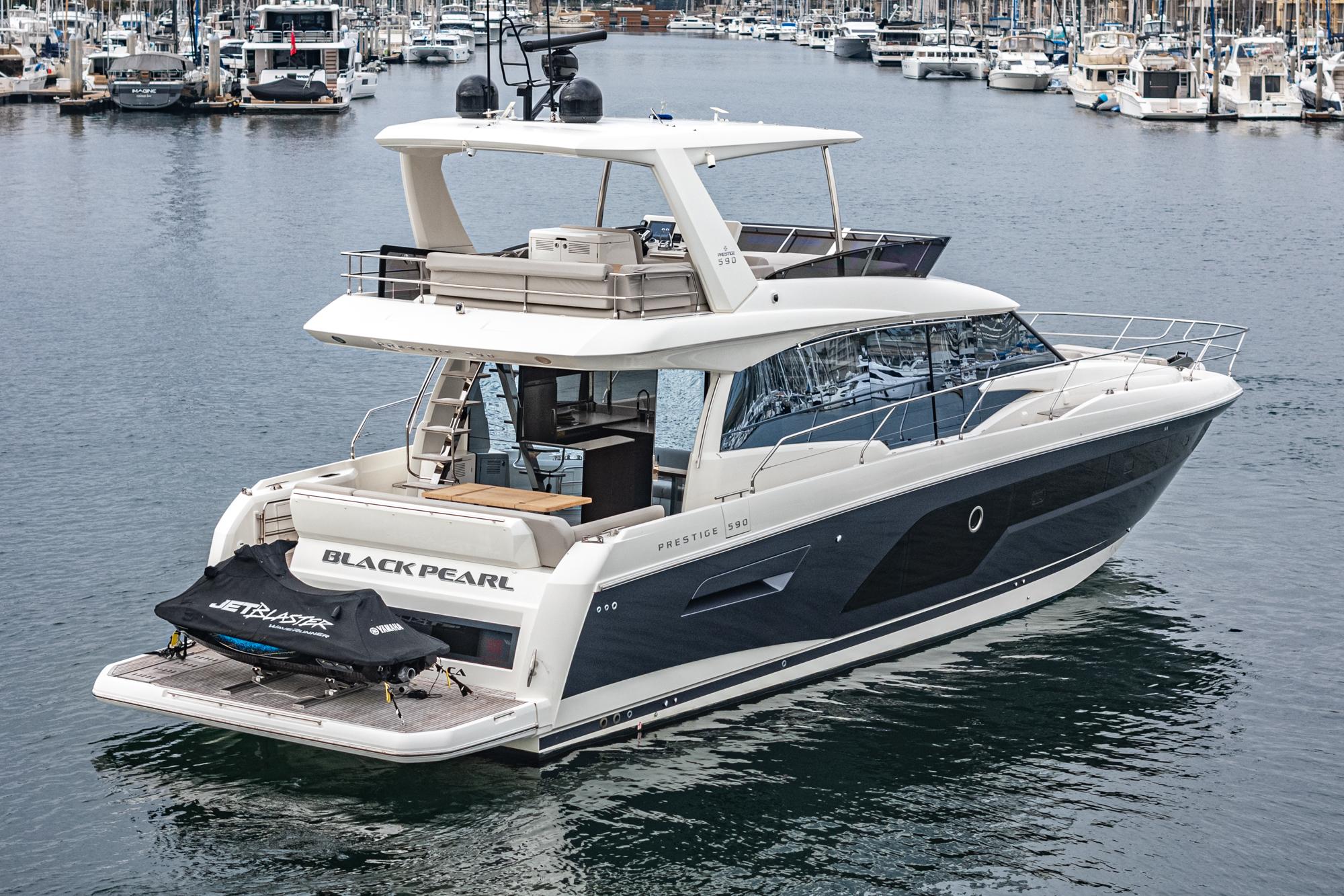 2022 Prestige 590 Fly #TBMB084LLC inventory image at Sun Country Marine Group, Newport Beach 2022 Prestige 590 Fly #TBMB084LLC inventory image at Sun Country Marine Group, Newport Beach