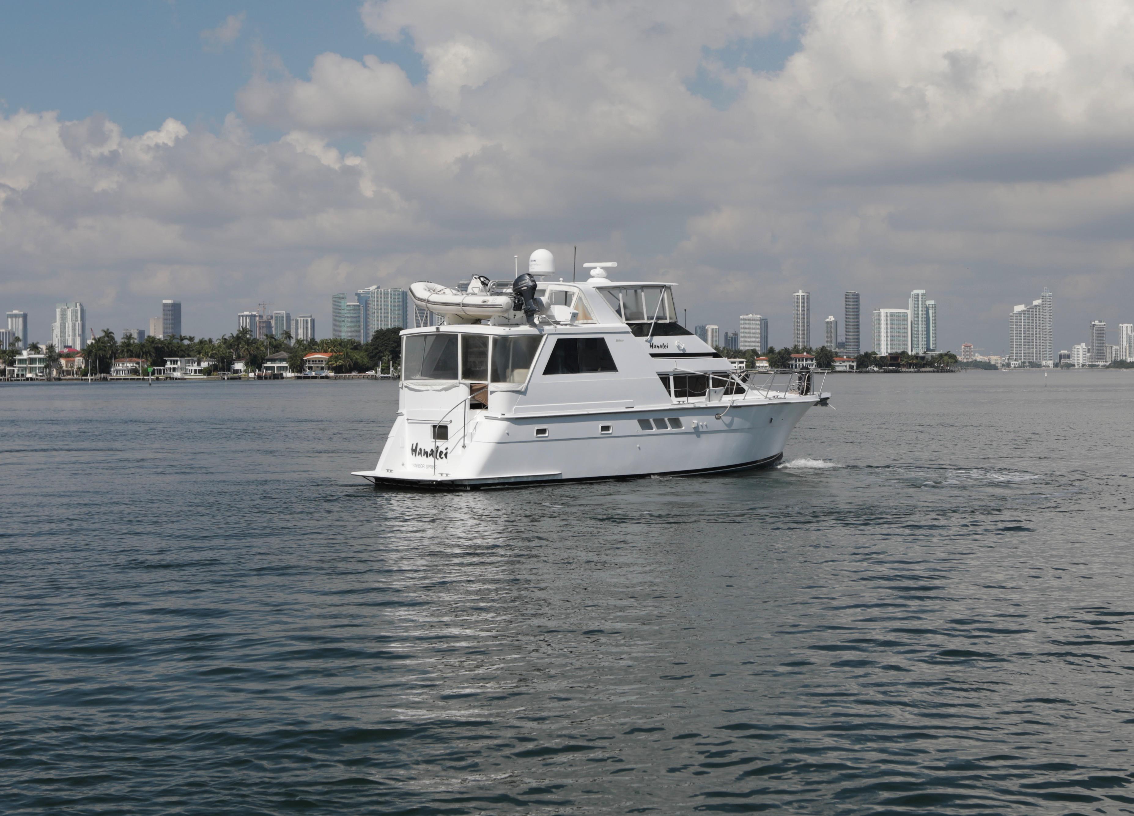 Hanalei Yacht for Sale 52 Hatteras Yachts Miami Beach, FL Denison