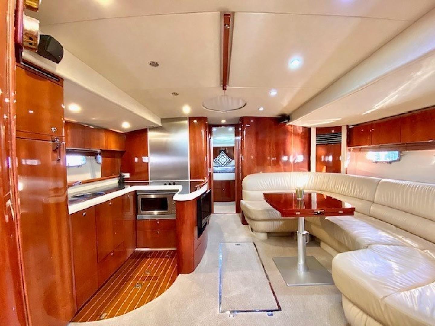 Fairline-Targa 52 2007-Mahalo FL-US-Luxurious interior of 2007 Fairline Targa 52 yacht with elegant wood finishes and modern amenities.-9807222 | Thumbnail
