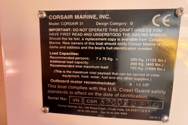 32' Corsair, Listing Number 100914417, Image No. 147