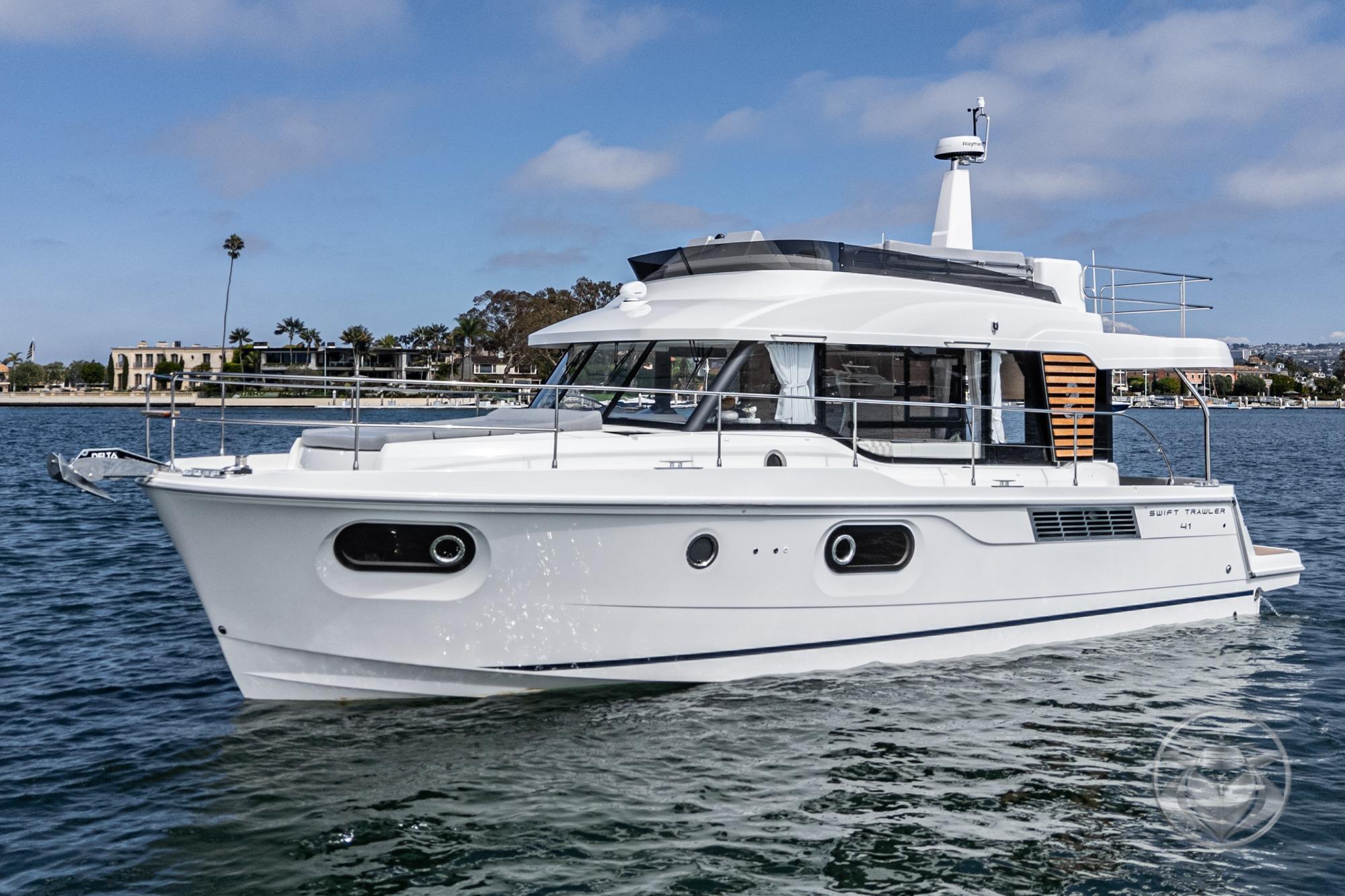 2026 Beneteau Swift Trawler 41 Fly #BT239G inventory image at Sun Country Marine Group, Newport Beach