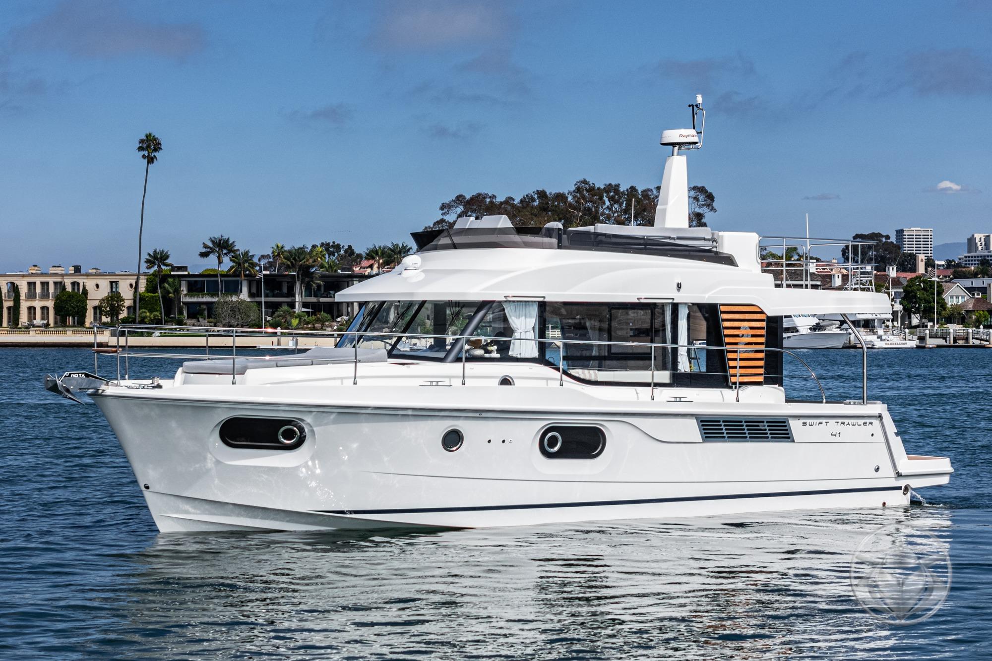 2026 Beneteau Swift Trawler 41 Fly #BT239G inventory image at Sun Country Marine Group, Newport Beach