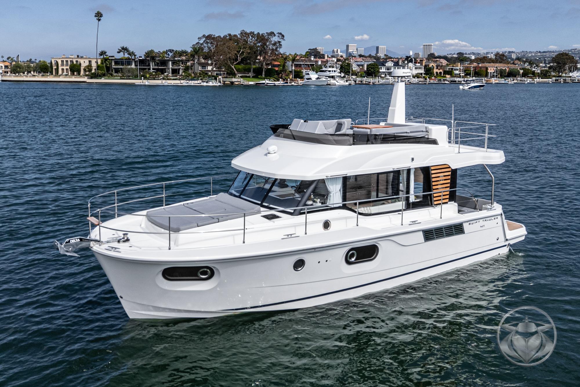 2026 Beneteau Swift Trawler 41 Fly #BT239G inventory image at Sun Country Marine Group, Newport Beach