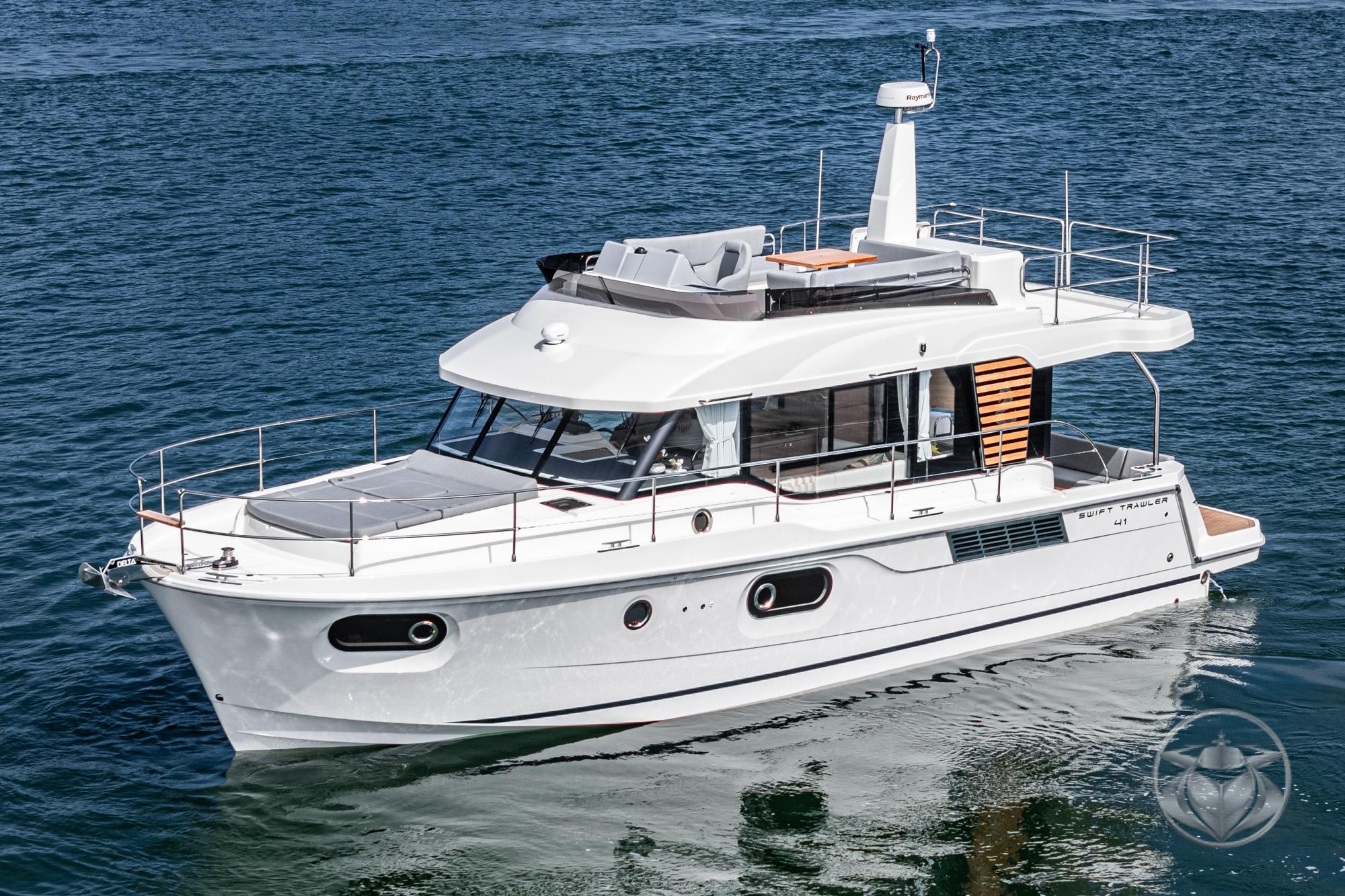 2026 Beneteau Swift Trawler 41 Fly #BT239G inventory image at Sun Country Marine Group, Newport Beach