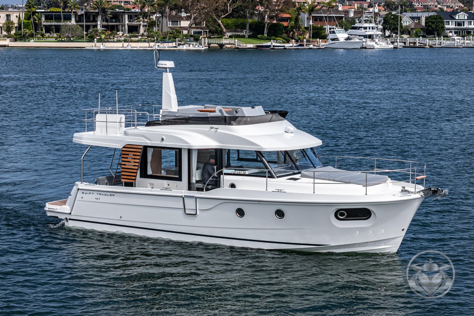 2026 Beneteau Swift Trawler 41 Fly #BT239G inventory image at Sun Country Marine Group, Newport Beach
