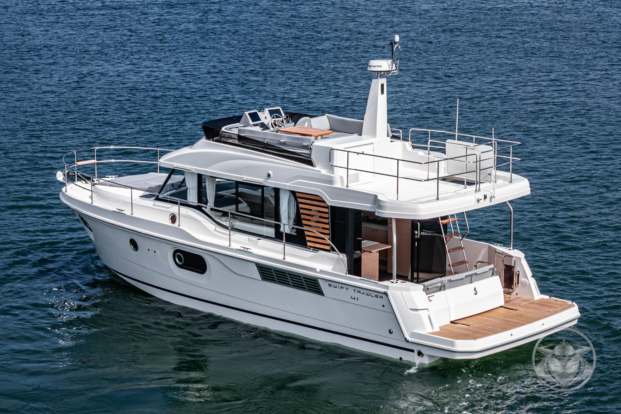 2026 Beneteau Swift Trawler 41 Fly #BT239G inventory image at Sun Country Marine Group, Newport Beach