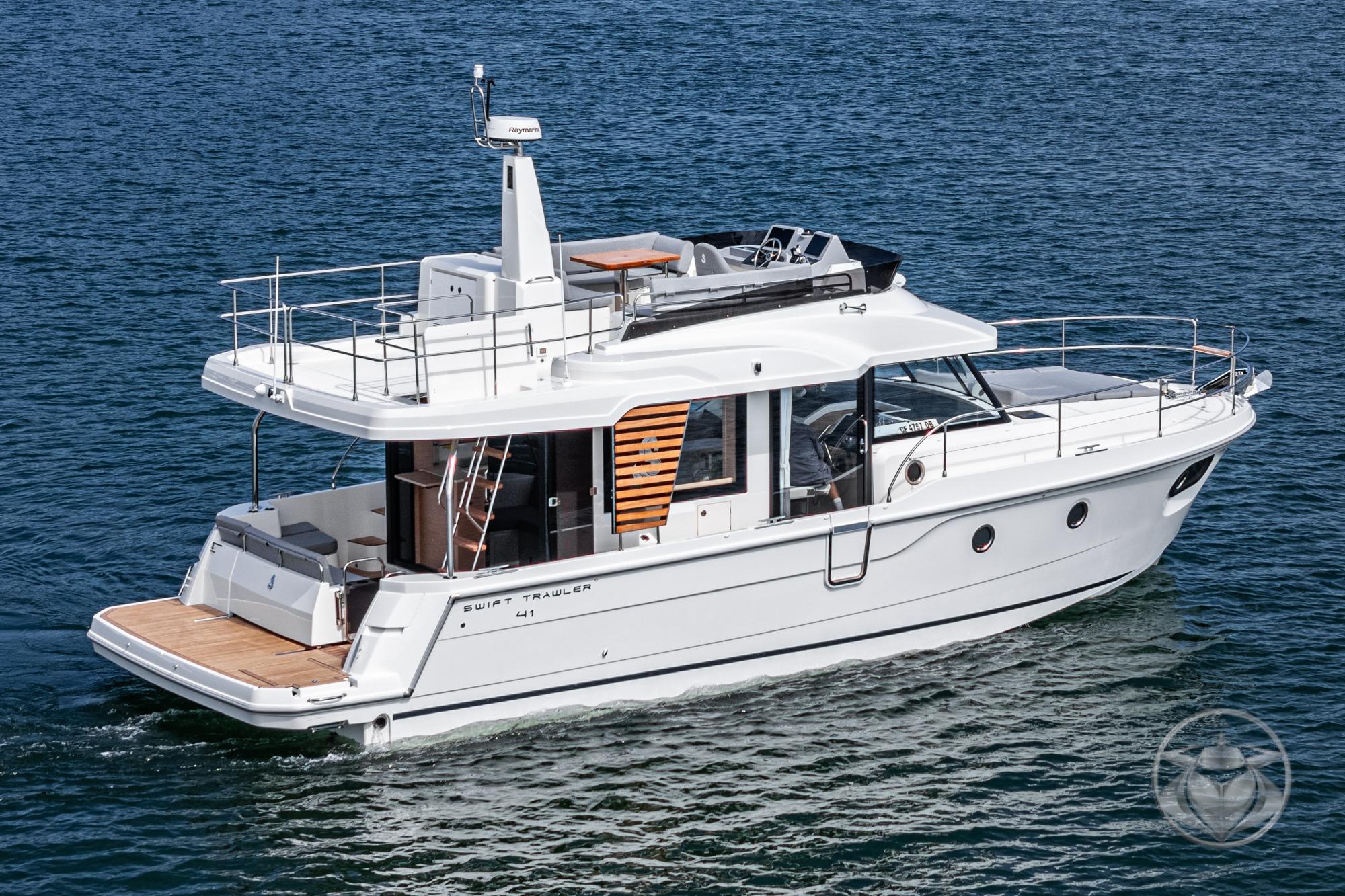 2026 Beneteau Swift Trawler 41 Fly #BT239G inventory image at Sun Country Marine Group, Newport Beach