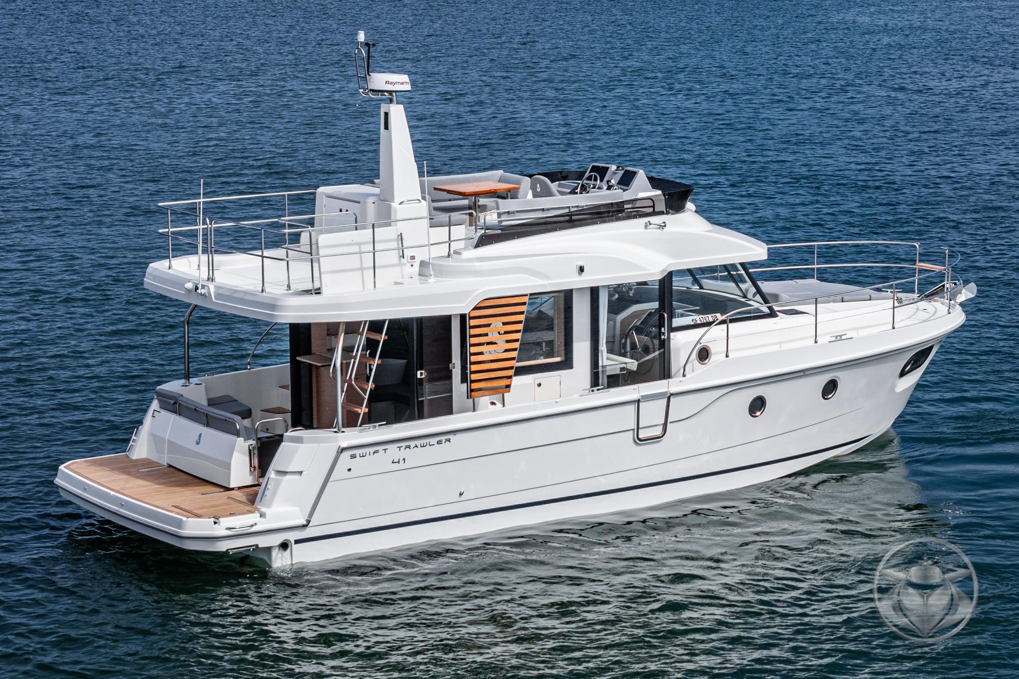 2026 Beneteau Swift Trawler 41 Fly #BT239G inventory image at Sun Country Marine Group, Newport Beach