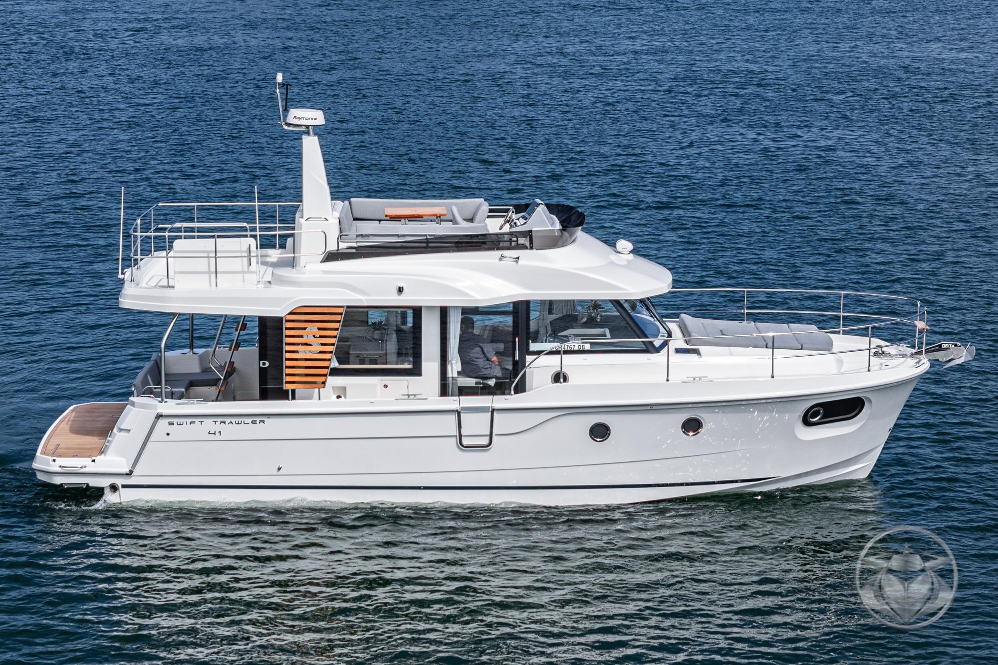 2026 Beneteau Swift Trawler 41 Fly #BT239G inventory image at Sun Country Marine Group, Newport Beach
