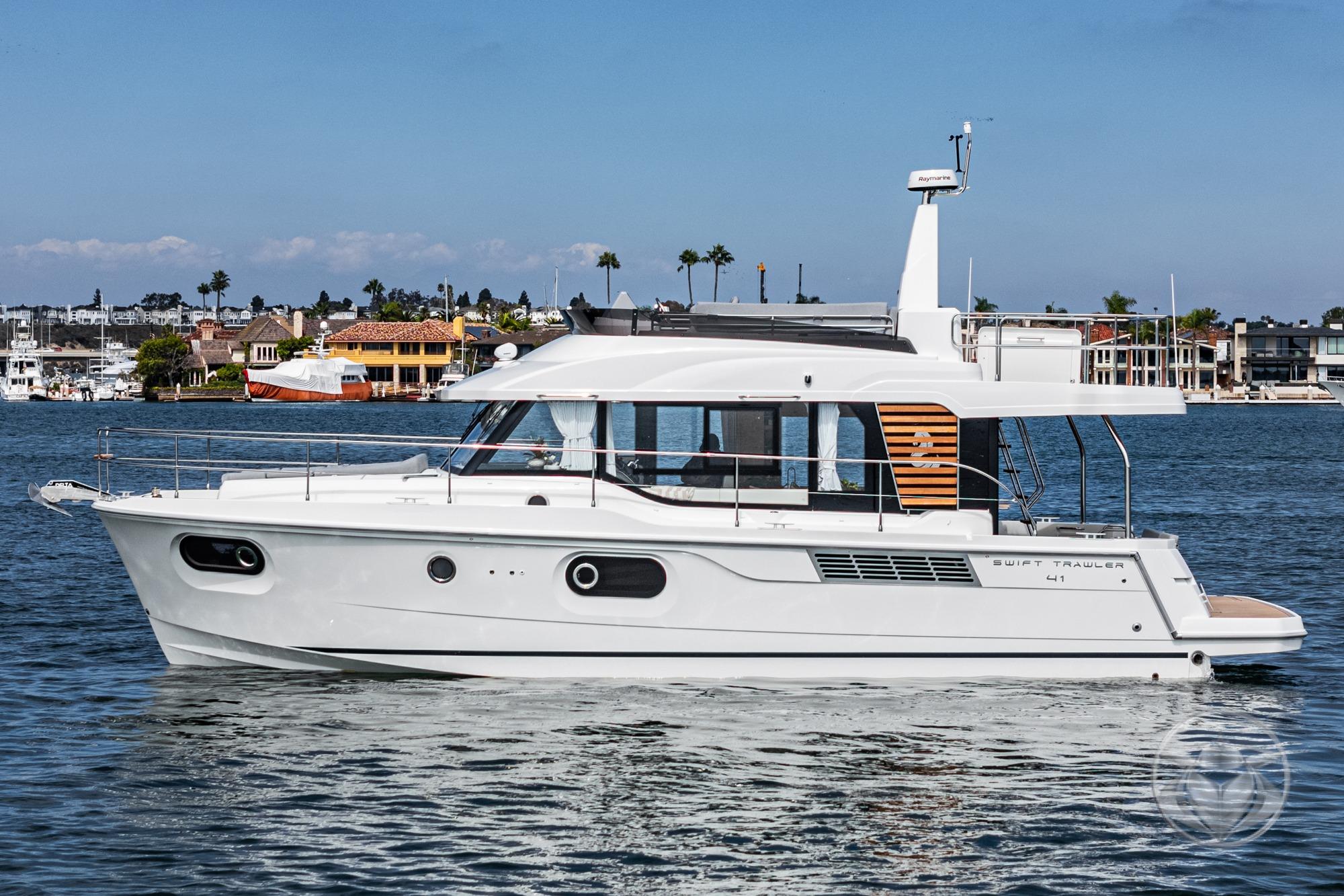 2026 Beneteau Swift Trawler 41 Fly #BT239G inventory image at Sun Country Marine Group, Newport Beach