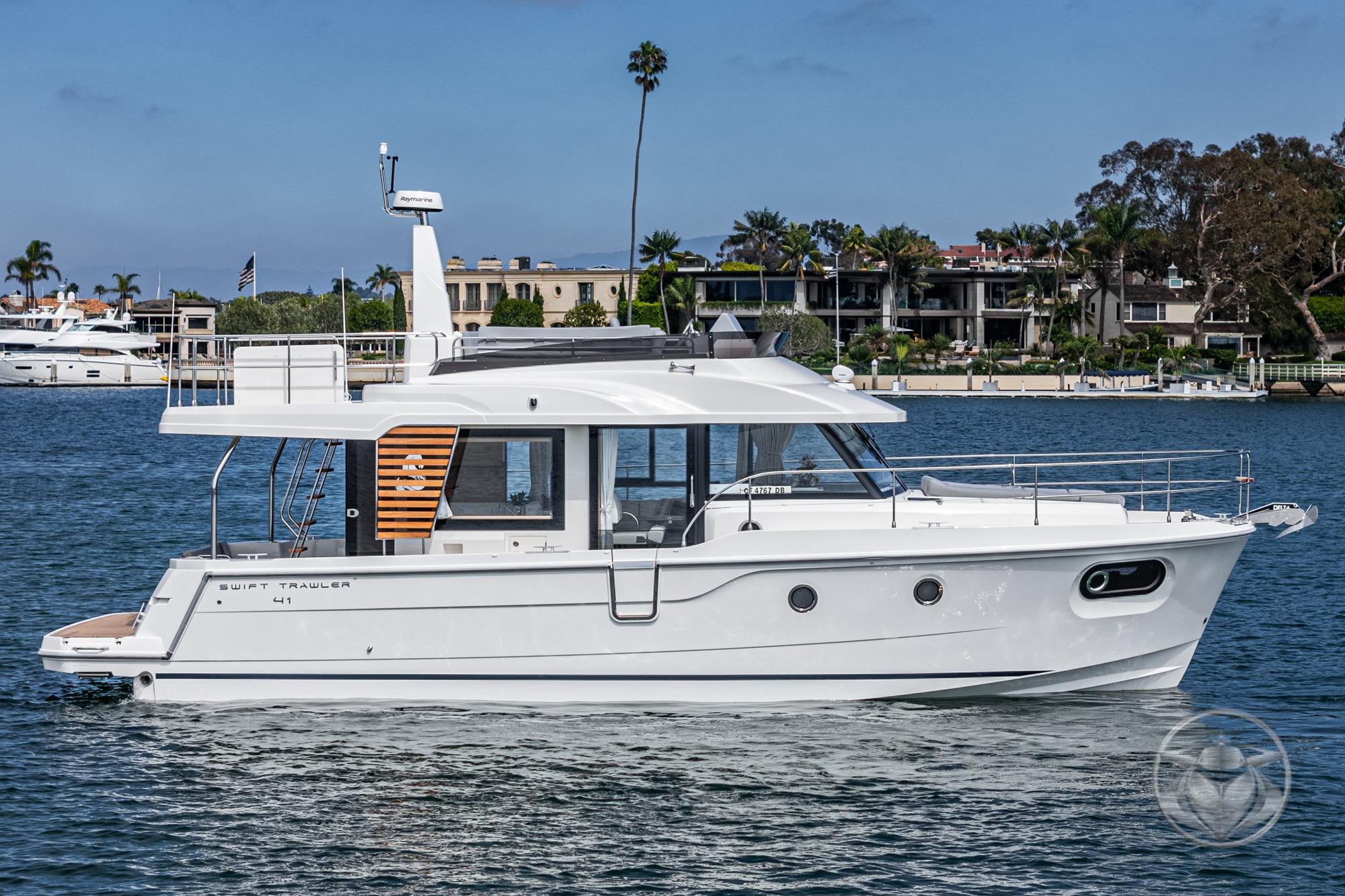 2026 Beneteau Swift Trawler 41 Fly #BT239G inventory image at Sun Country Marine Group, Newport Beach