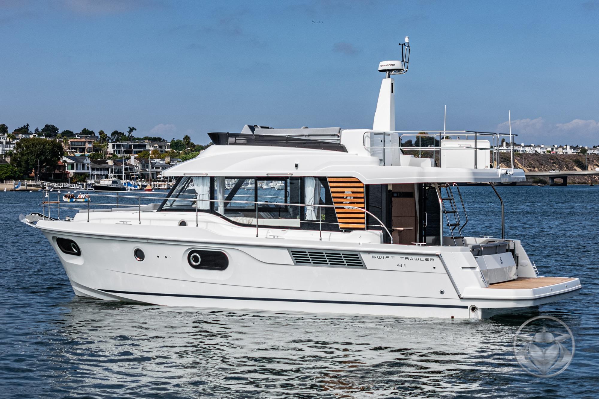 2026 Beneteau Swift Trawler 41 Fly #BT239G inventory image at Sun Country Marine Group, Newport Beach