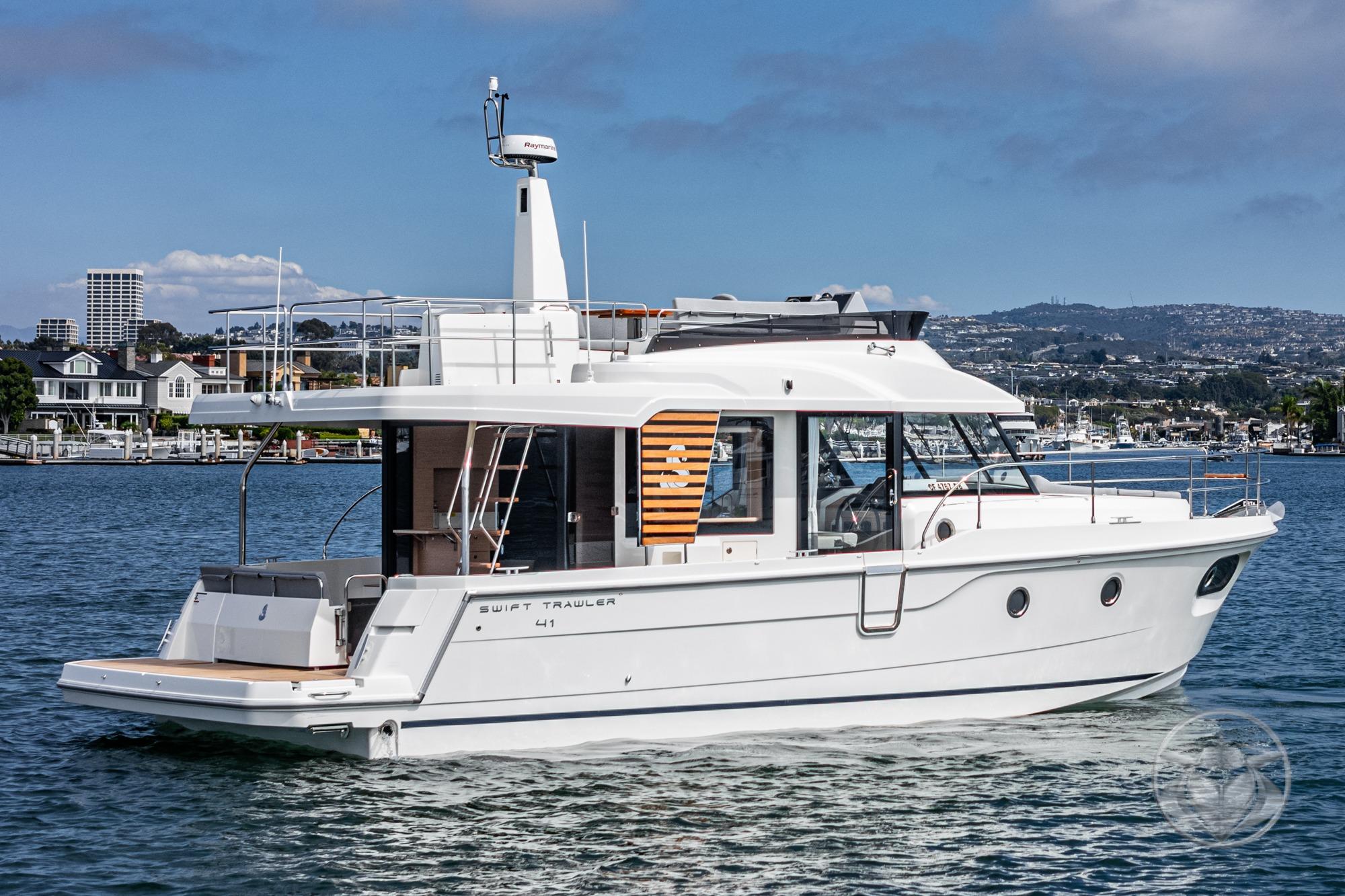 2026 Beneteau Swift Trawler 41 Fly #BT239G inventory image at Sun Country Marine Group, Newport Beach