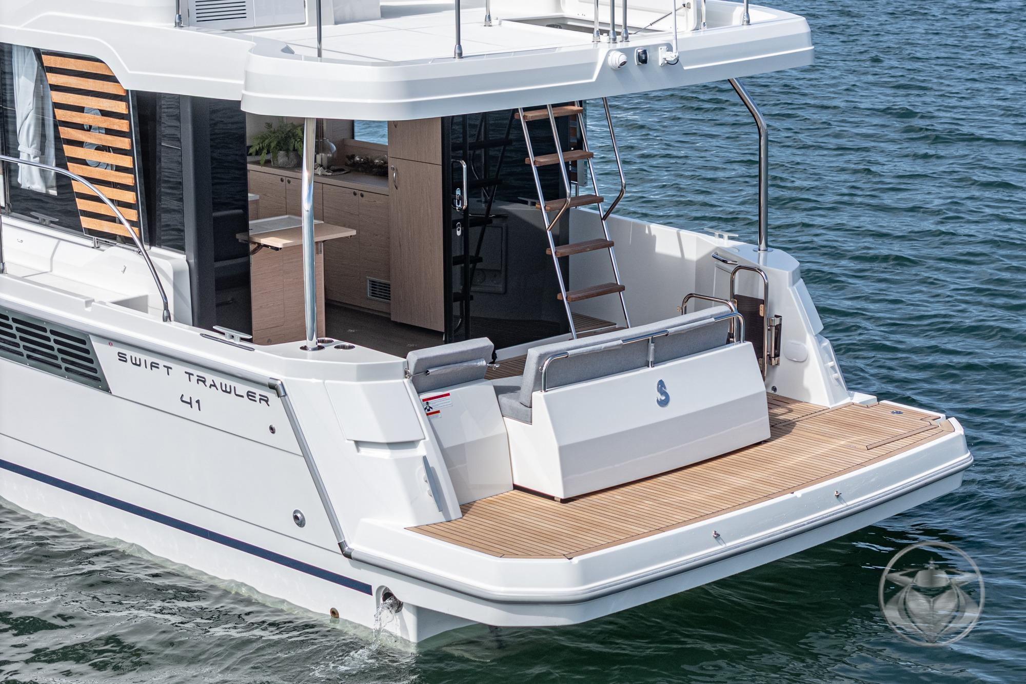2026 Beneteau Swift Trawler 41 Fly #BT239G inventory image at Sun Country Marine Group, Newport Beach