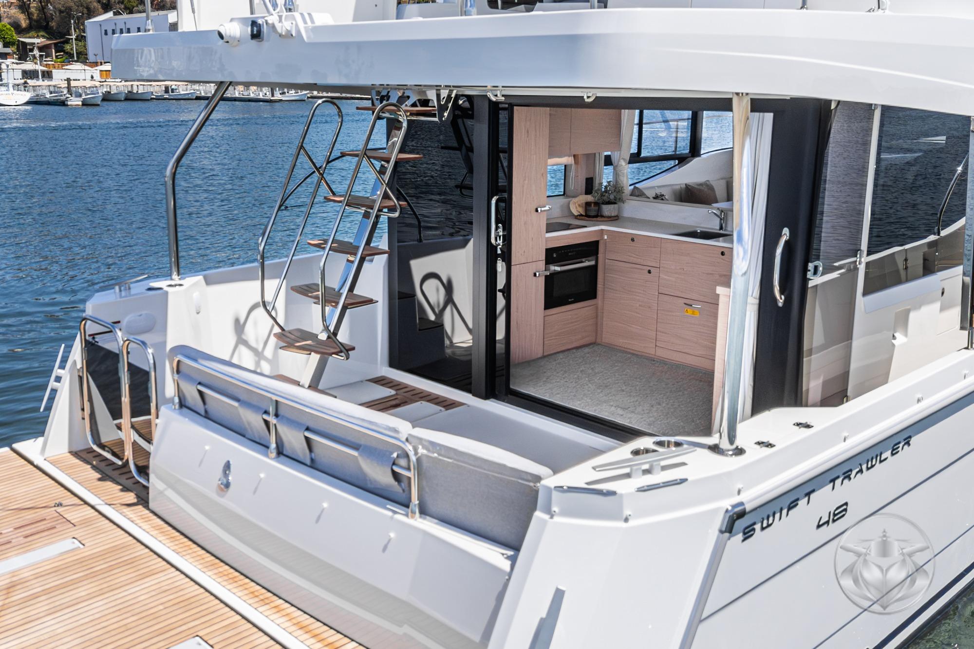 2026 Beneteau Swift Trawler 48 #BT070F inventory image at Sun Country Marine Group, Newport Beach
