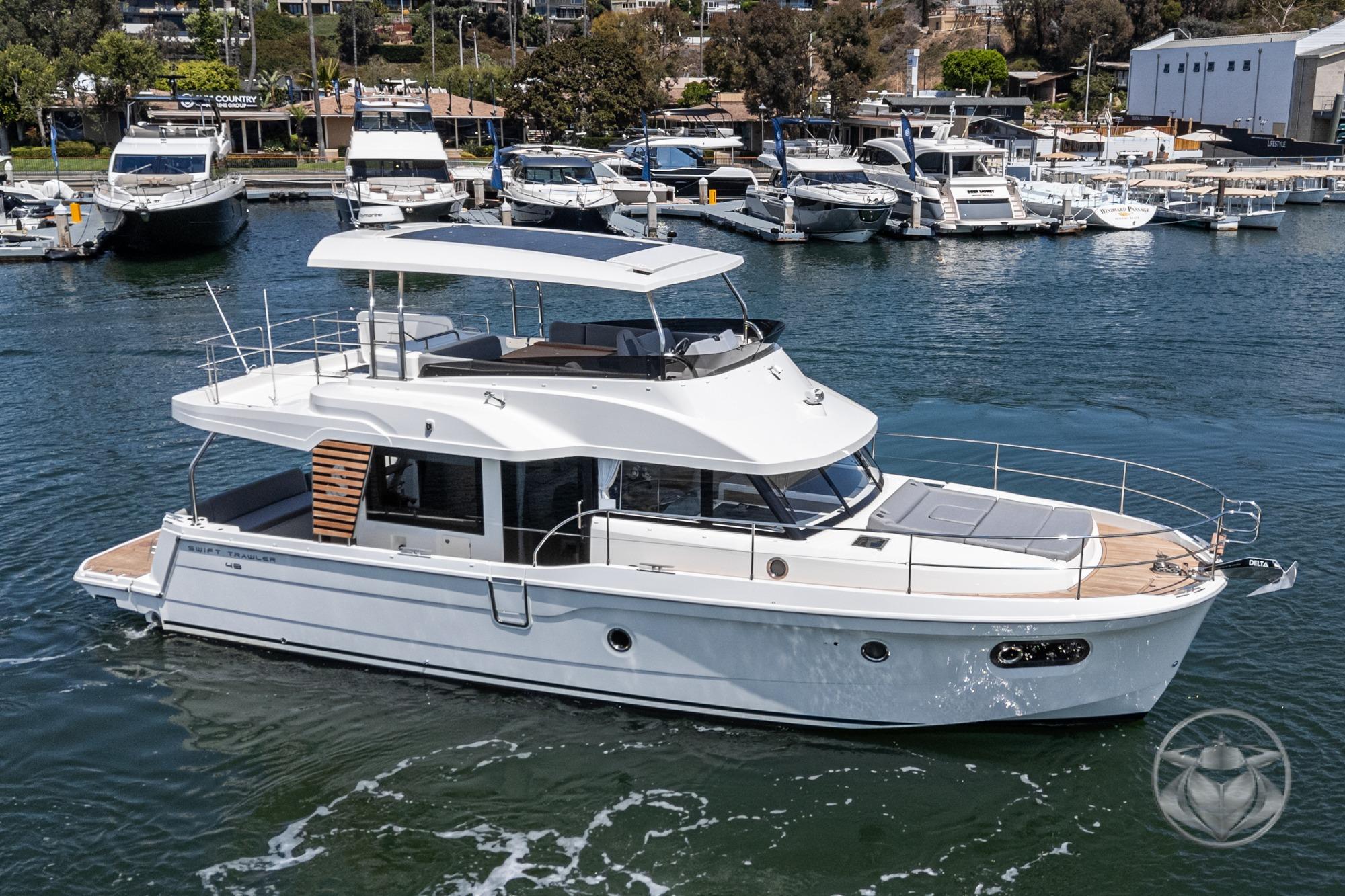 2026 Beneteau Swift Trawler 48 #BT070F inventory image at Sun Country Marine Group, Newport Beach