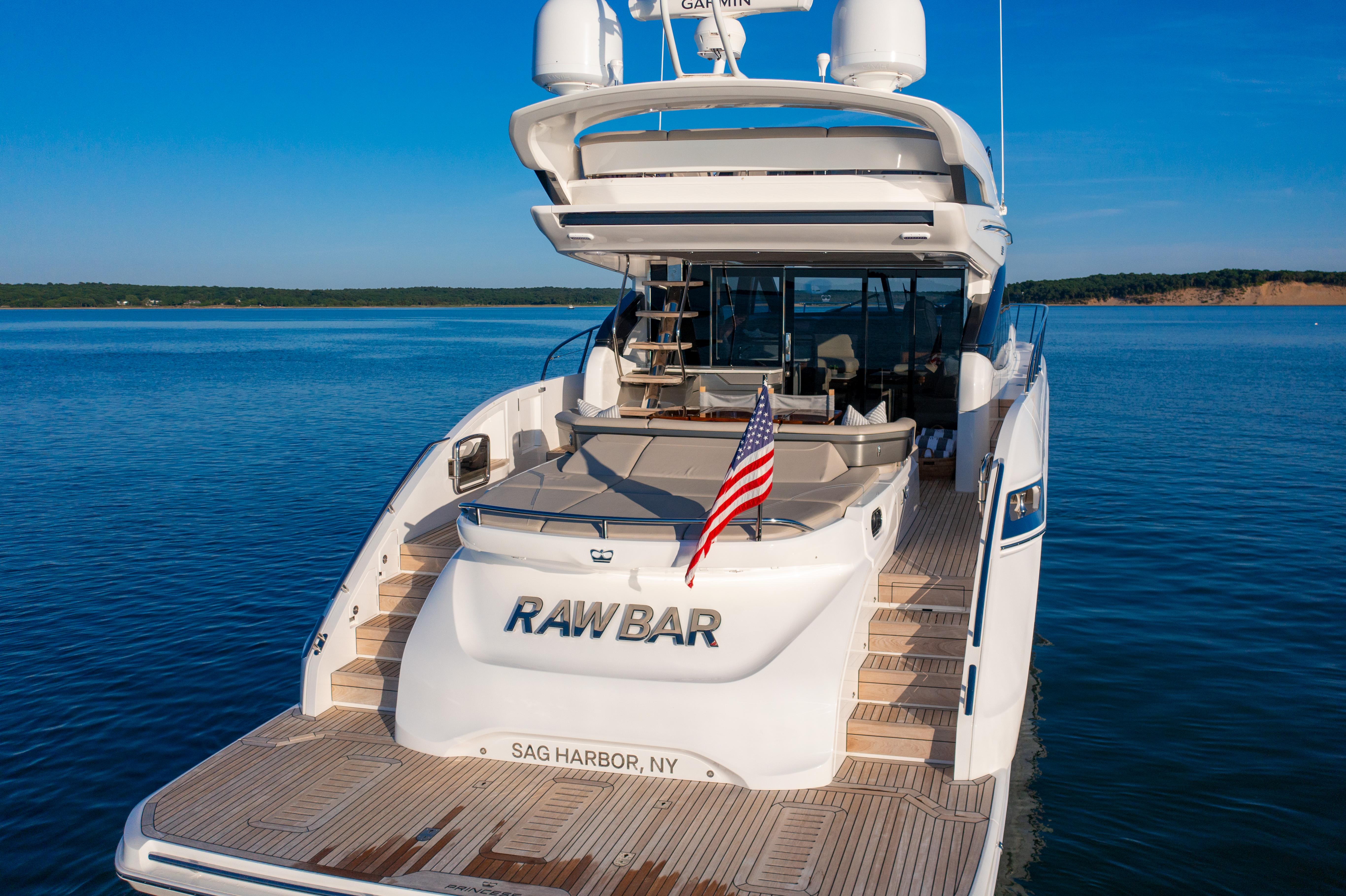 2020 Princess S62 RAWBAR