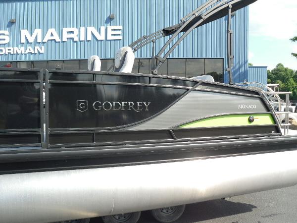 2021 Godfrey Pontoon boat for sale, model of the boat is Monaco 235 DFL iMPACT  29 in. Center Tube & Image # 2 of 33