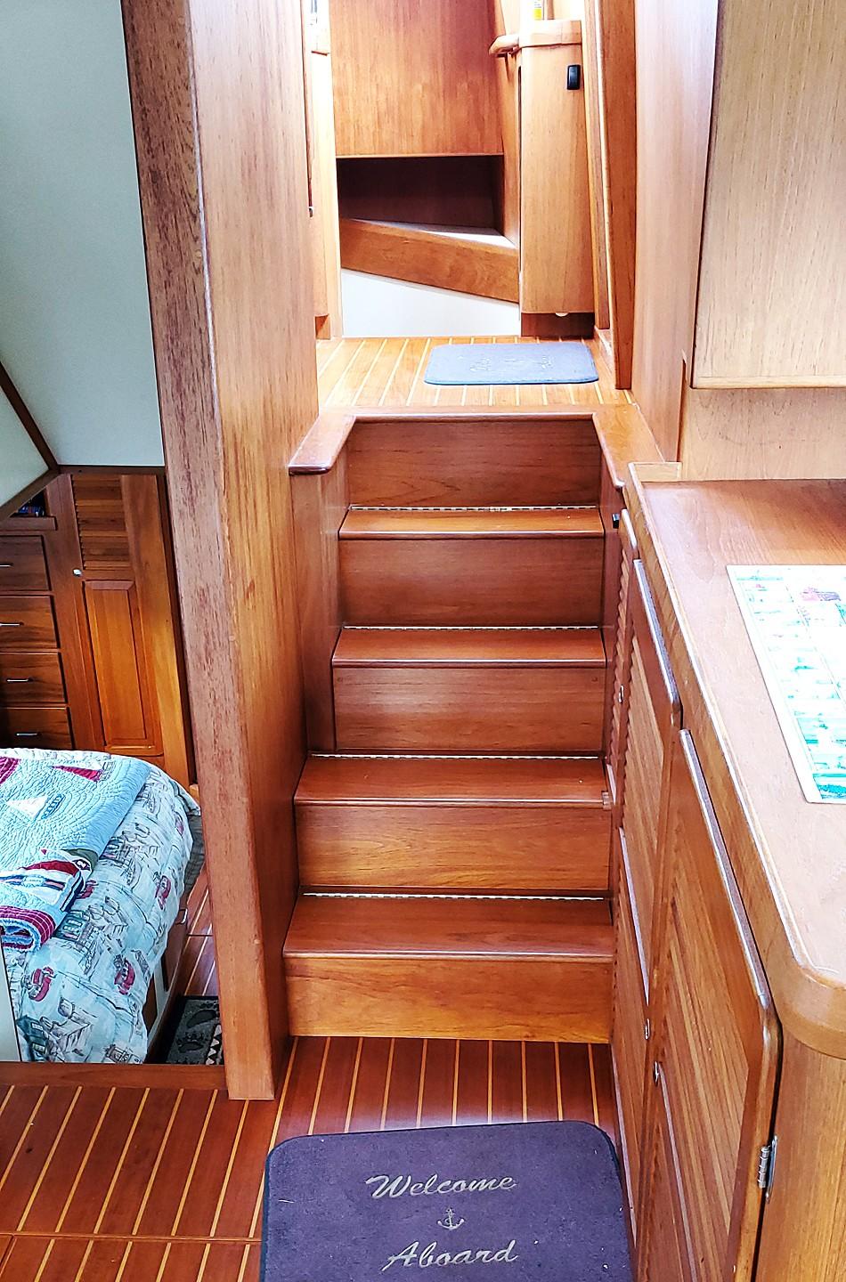 Stairs to Pilothouse from Salon