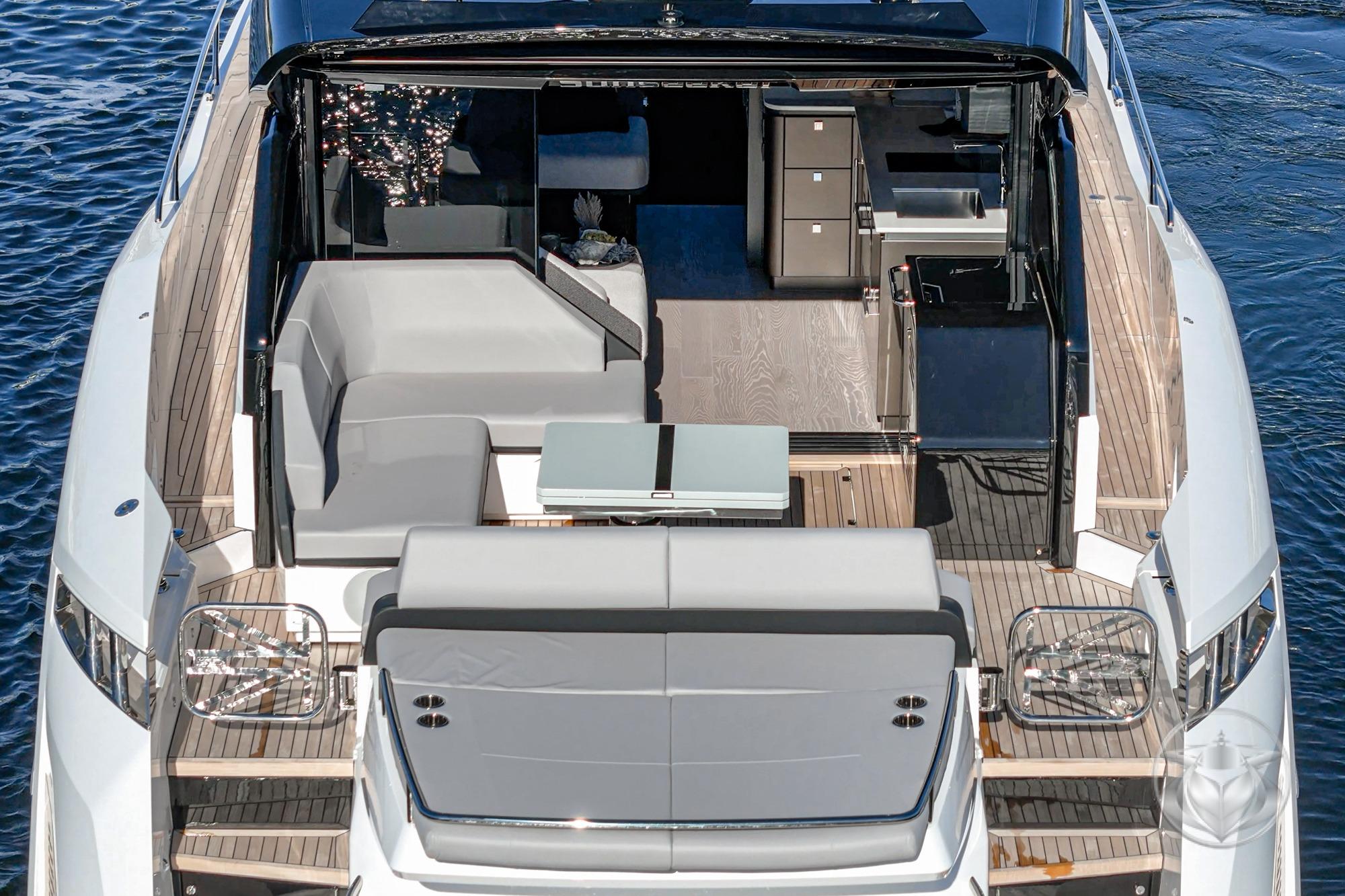 2026 Sunseeker Predator 55 #SS766 inventory image at Sun Country Yachts, Newport Marina