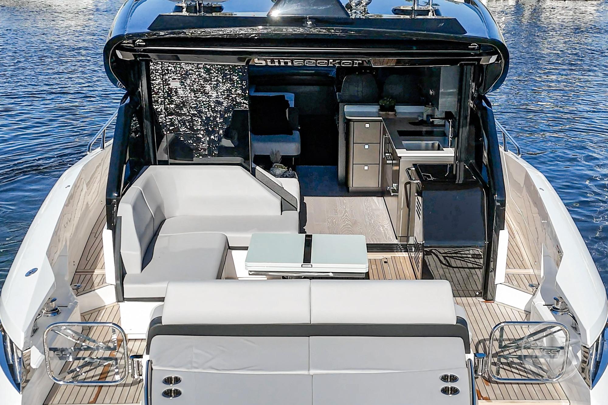 2026 Sunseeker Predator 55 #SS766 inventory image at Sun Country Yachts, Newport Marina