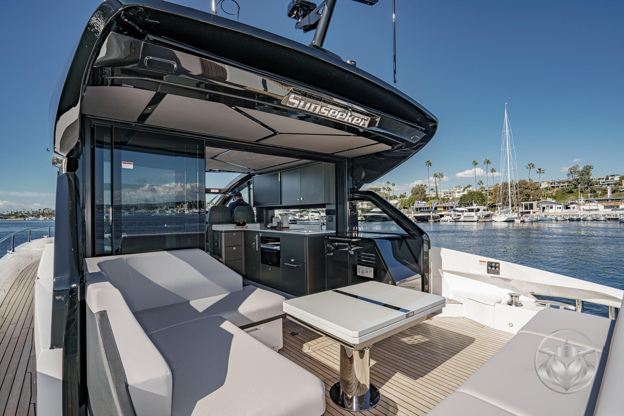 2026 Sunseeker Predator 55 #SS766 inventory image at Sun Country Yachts, Newport Marina