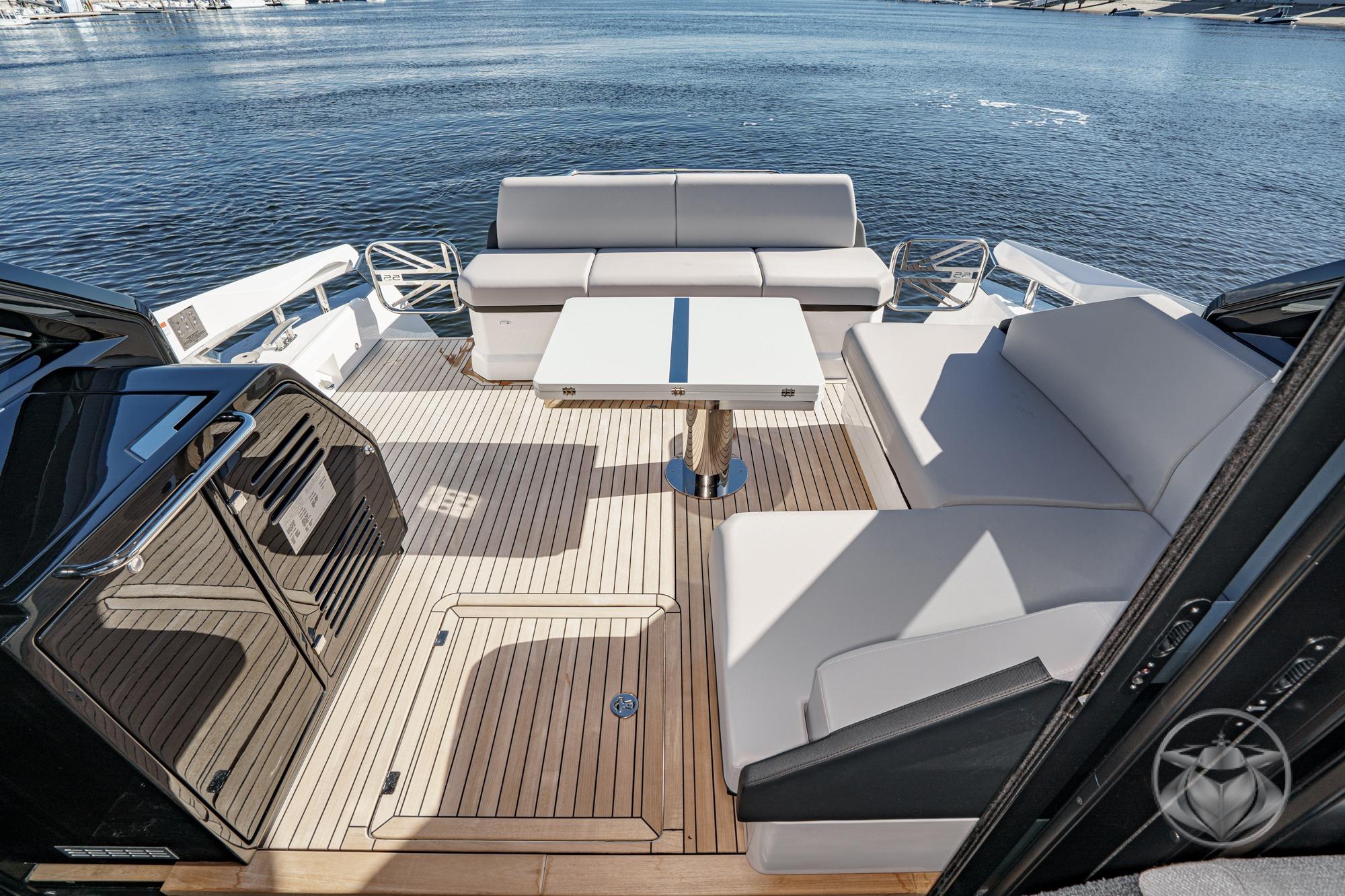 2026 Sunseeker Predator 55 #SS766 inventory image at Sun Country Yachts, Newport Marina