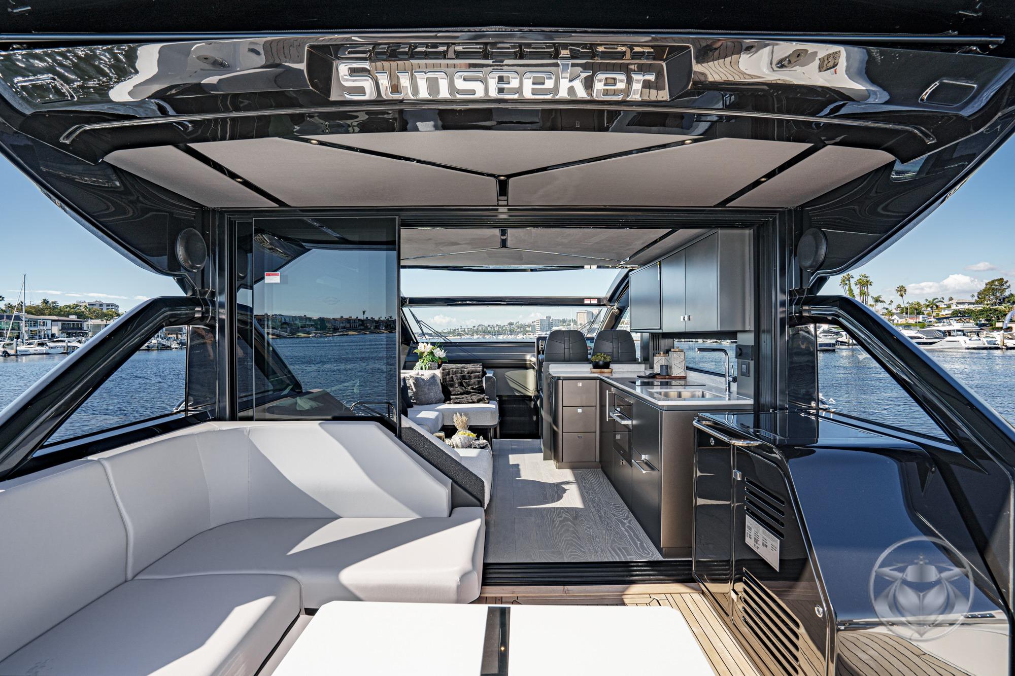 2026 Sunseeker Predator 55 #SS766 inventory image at Sun Country Yachts, Newport Marina