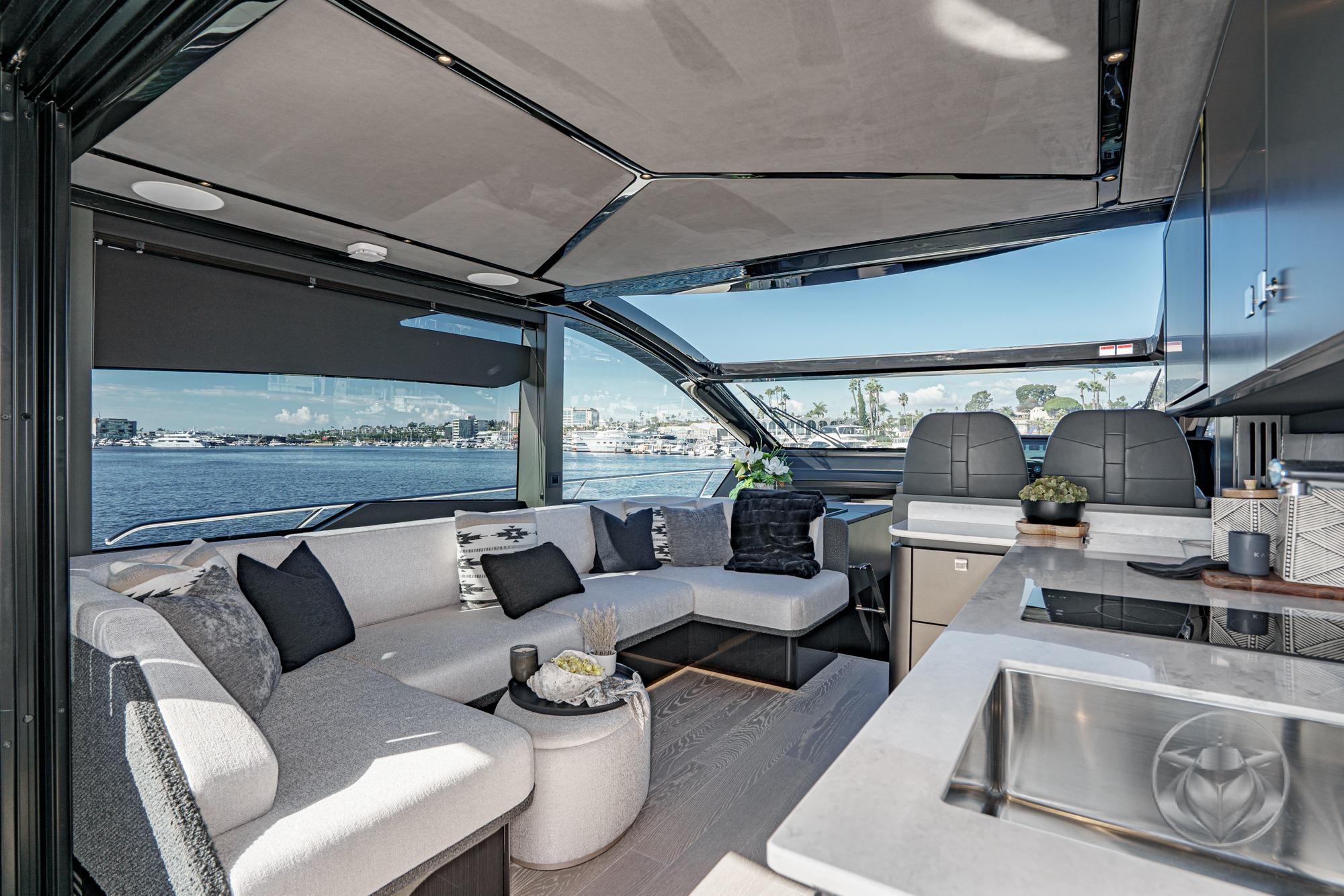 2026 Sunseeker Predator 55 #SS766 inventory image at Sun Country Yachts, Newport Marina