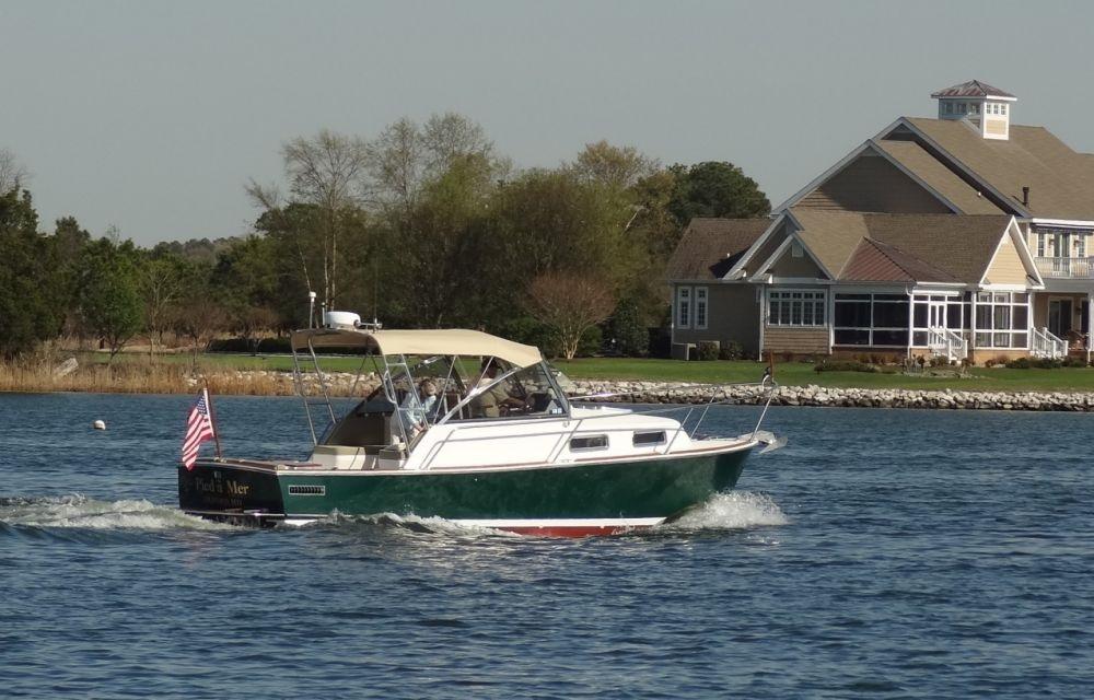 Aft stb quarter in creek