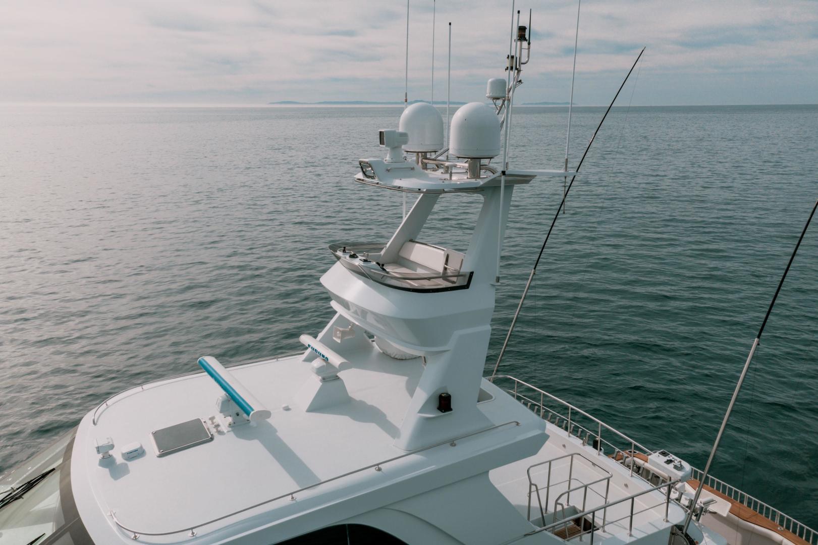 Fishing Boat - Radar And Antenna Details Stock Photo, Picture and