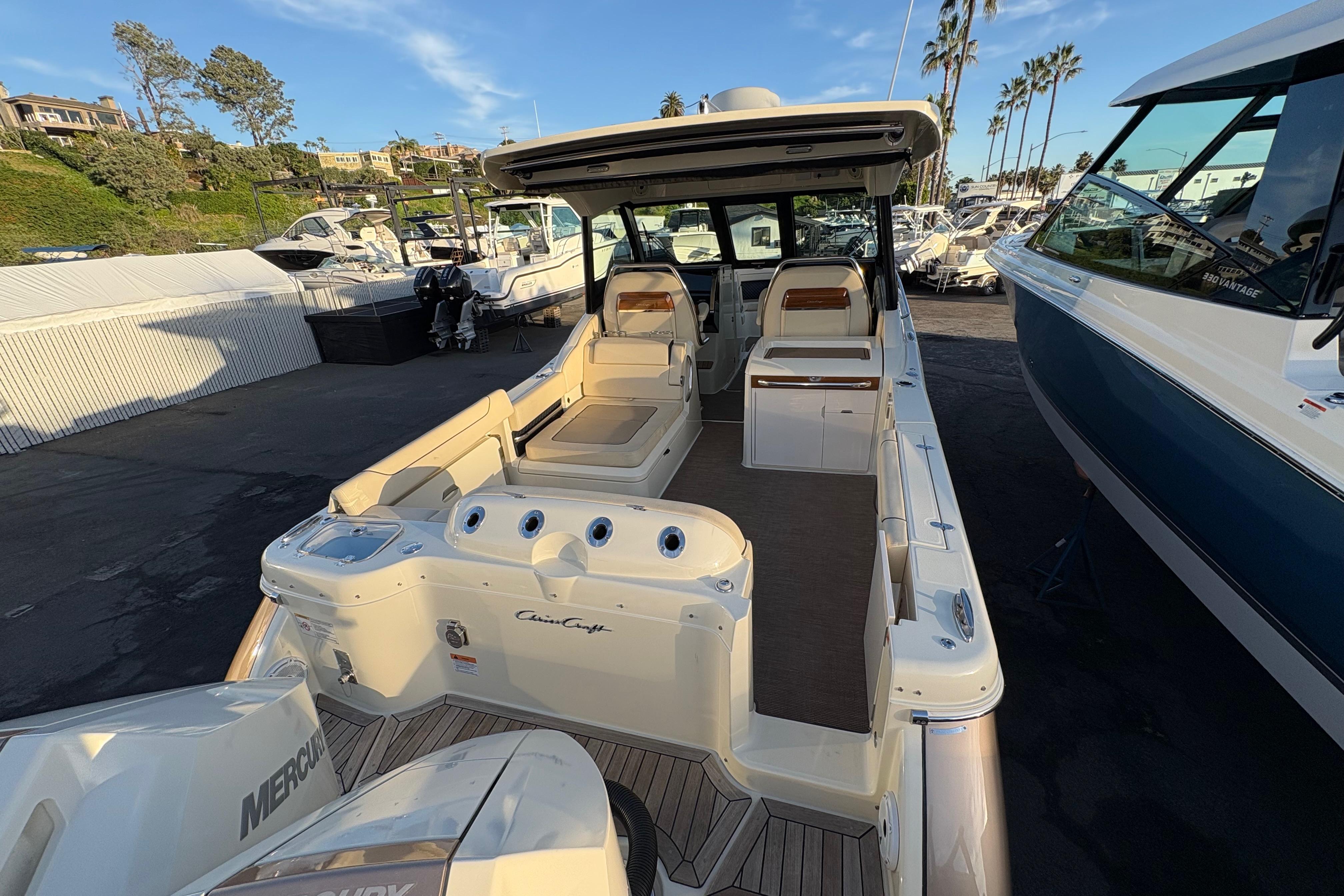 2024 Chris-Craft Calypso 32 #TBJM111 inventory image at Sun Country Marine Group, Newport Beach