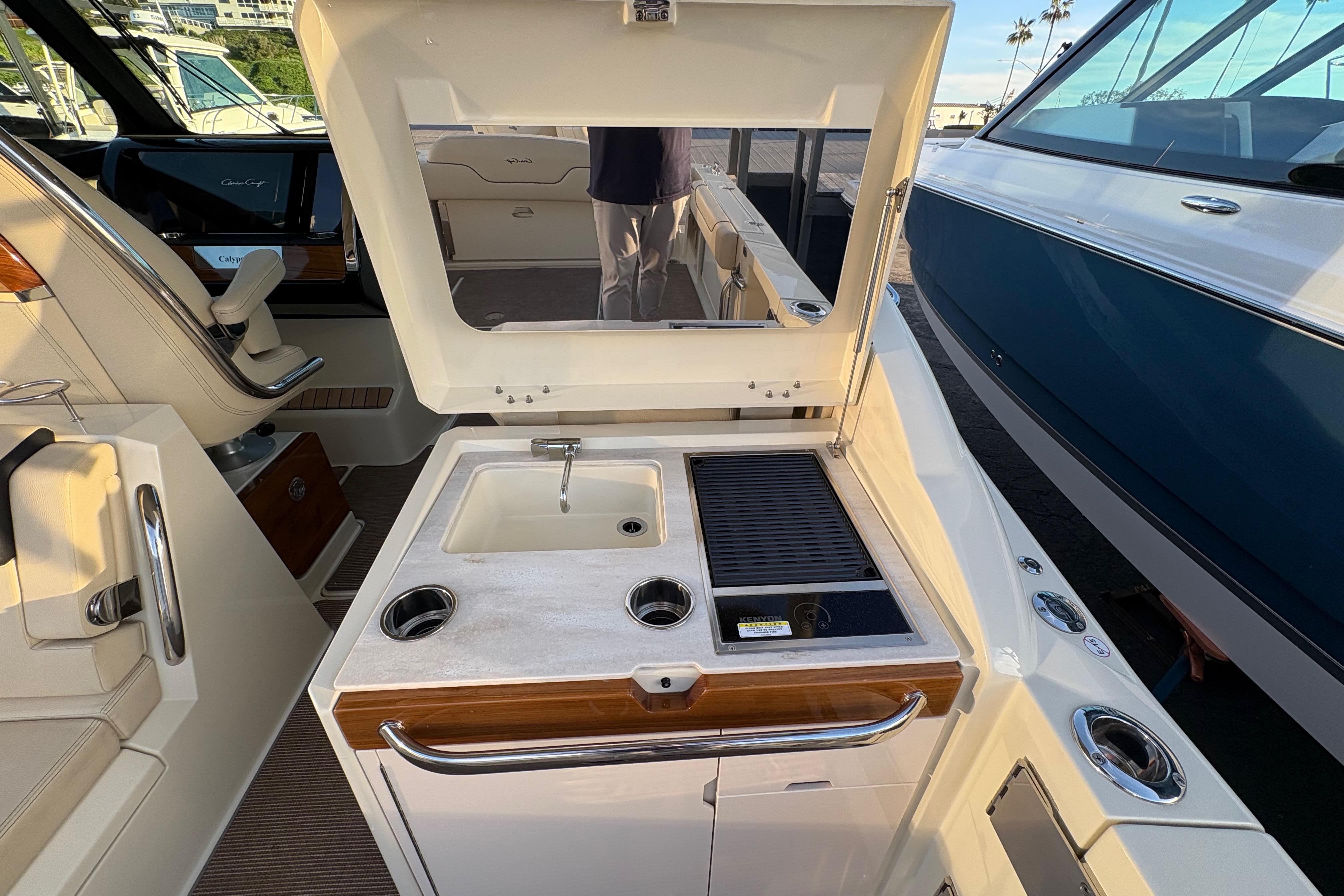 2024 Chris-Craft Calypso 32 #TBJM111 inventory image at Sun Country Marine Group, Newport Beach